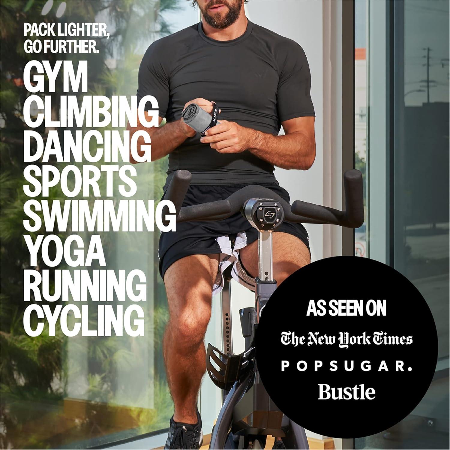 Toalla de Gimnasio Acteon Microfibra 3 Piezas Secado Rápido