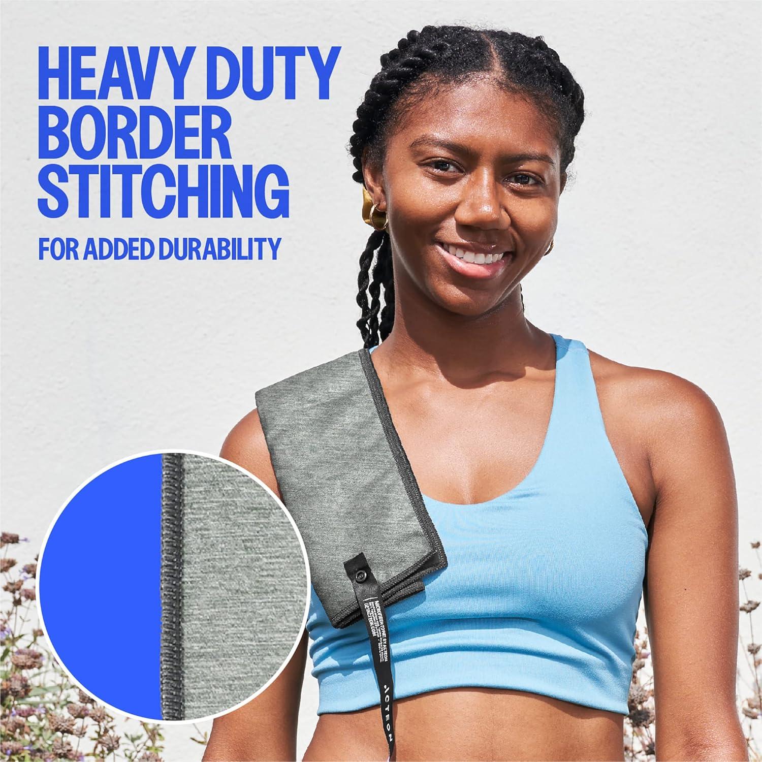 Toalla de Gimnasio Acteon Microfibra 3 Piezas Secado Rápido