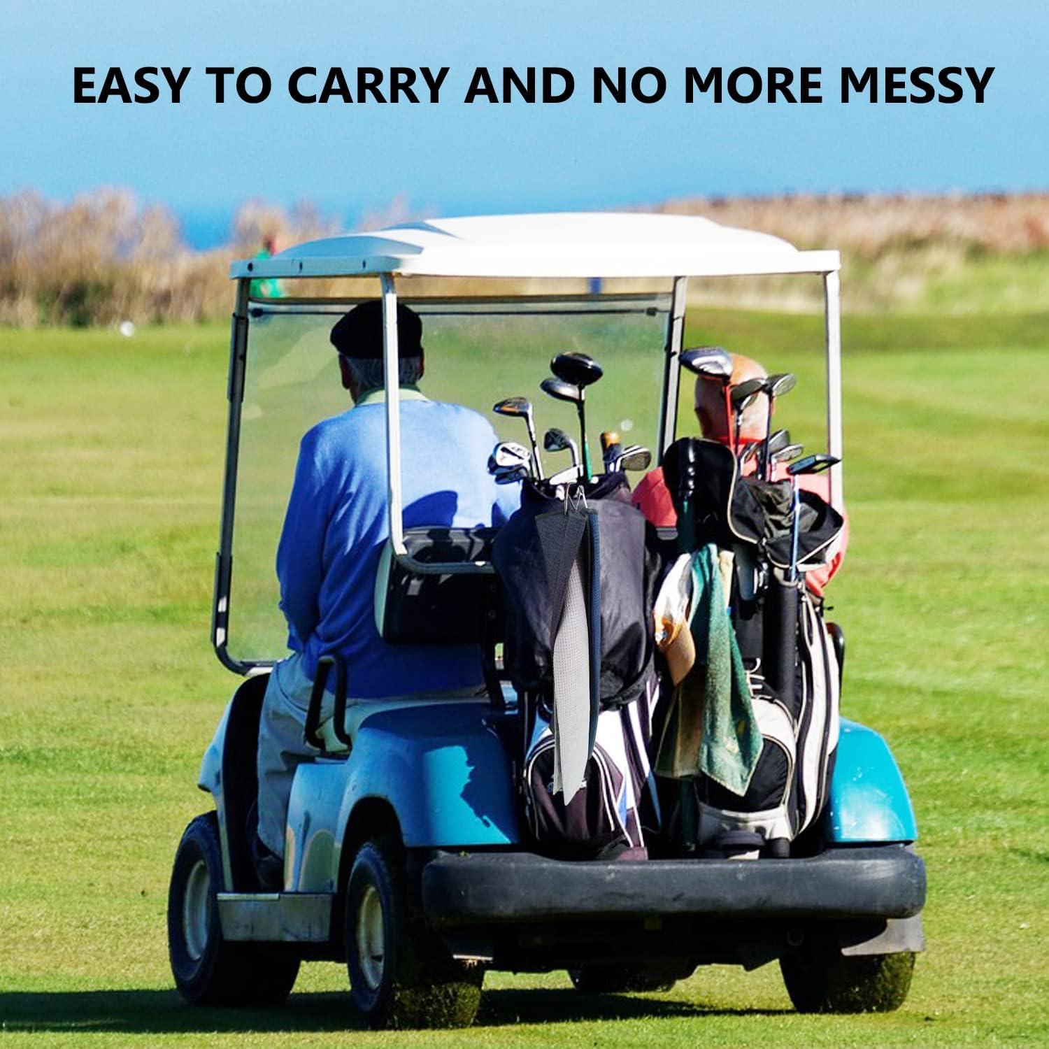 Paquete de 3 Toallas de Golf Microfibra LUSTEMBER 40x60 cm