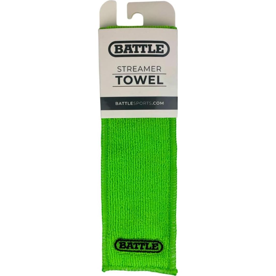 Toalla Streamer de Fútbol Battle - Microfibra Blanca 35.56 cm