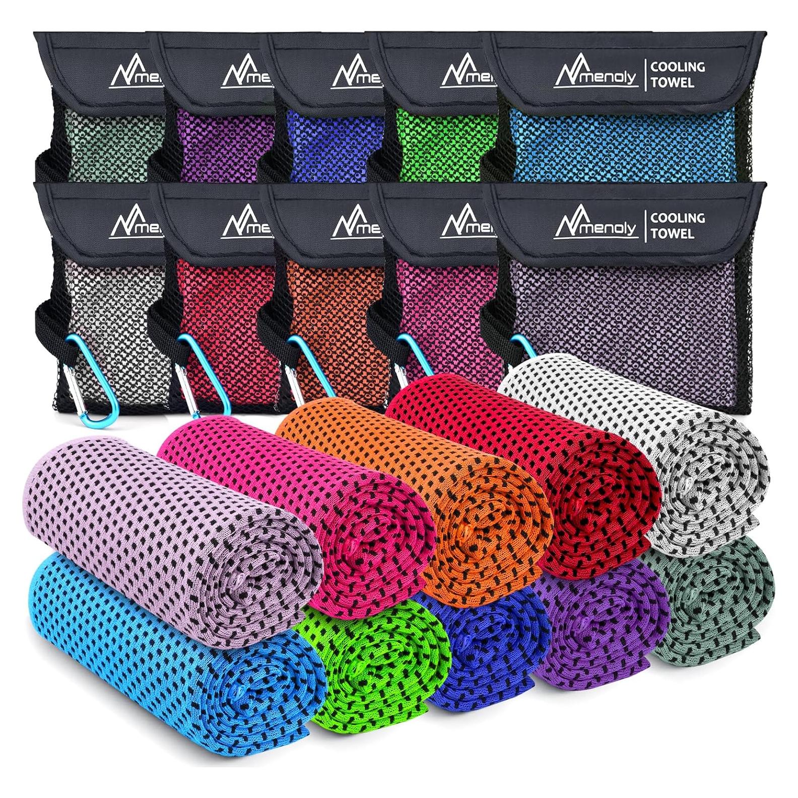 Toallas Enfriadoras MENOLY 10 Paquete 101.6x30.5cm Microfibra