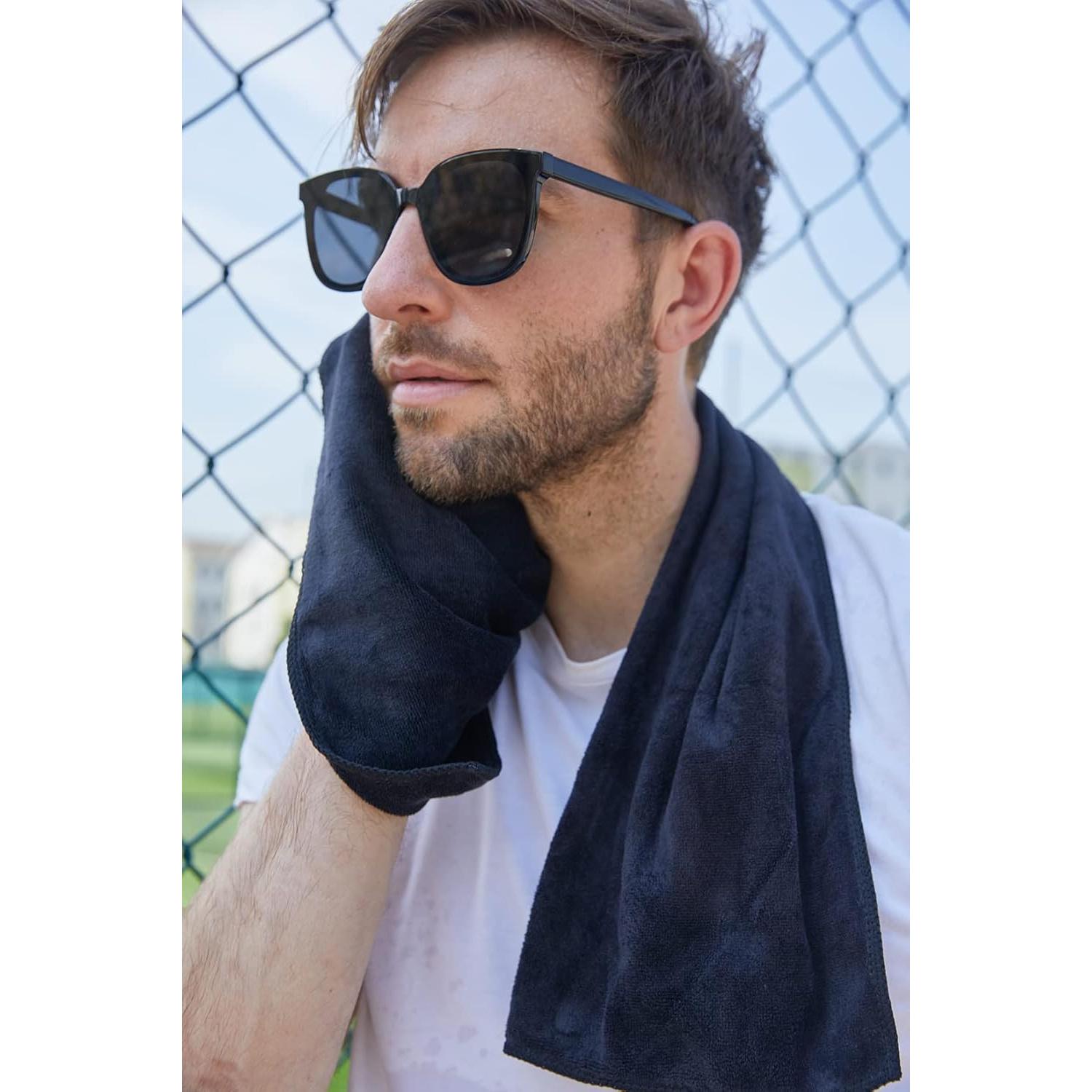 Toallas de Yoga HOPESHINE Microfibra 3 Unidades 40x81cm