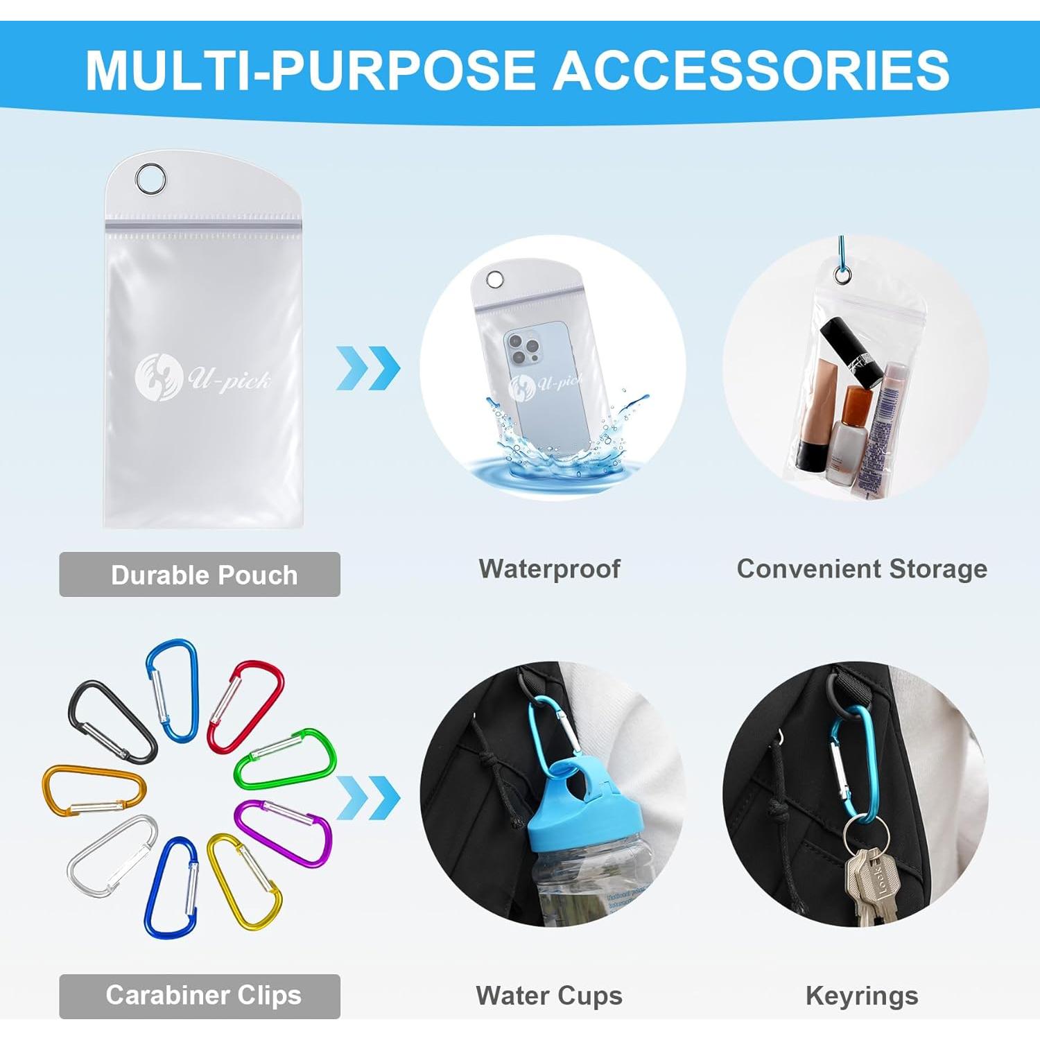 Toallas de Enfriamiento U-pick 4 Unidades 101.6x30.5cm Microfibra