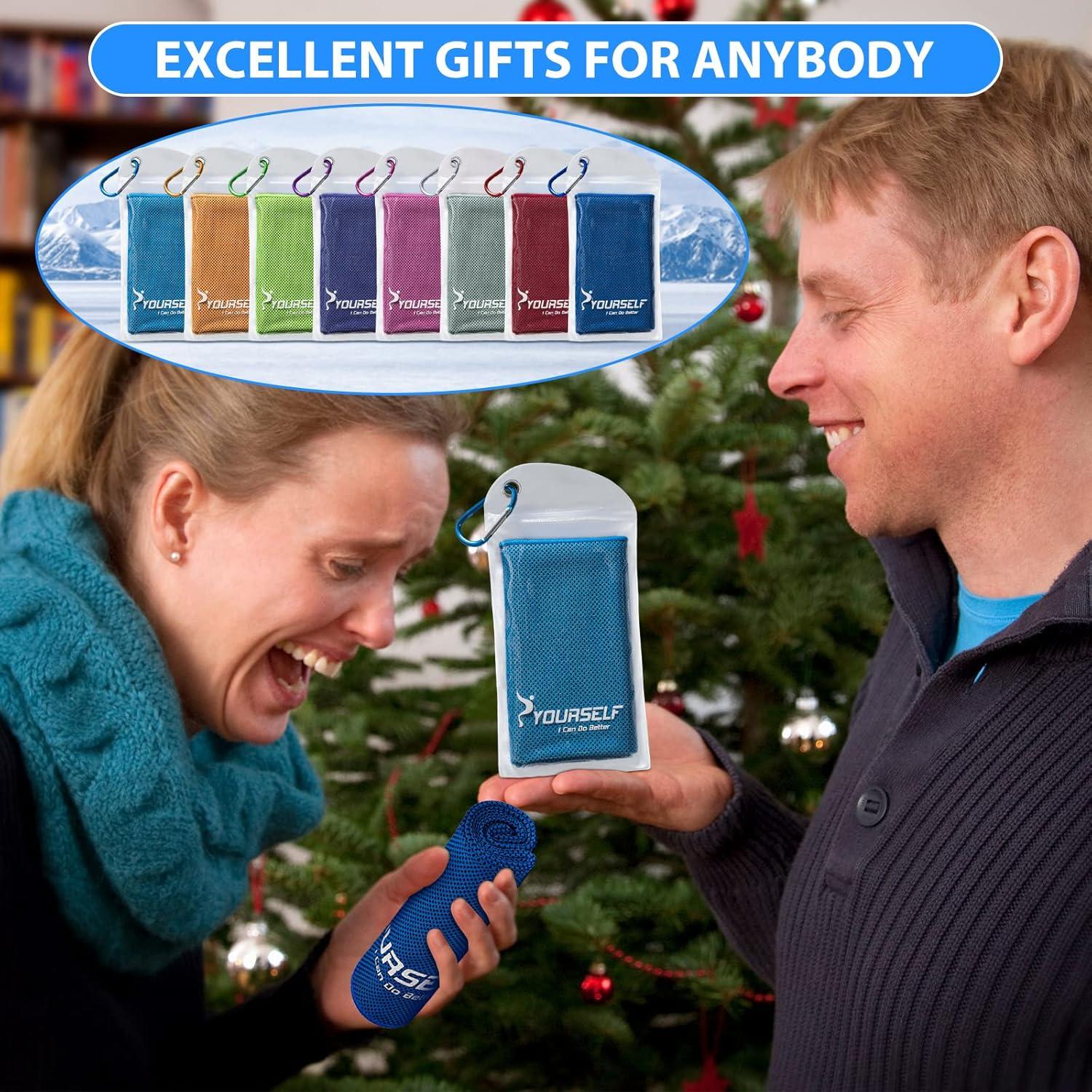 Toallas Enfriadoras SYOURSELF 4 Paquete 101.6x30.5 cm Microfibra