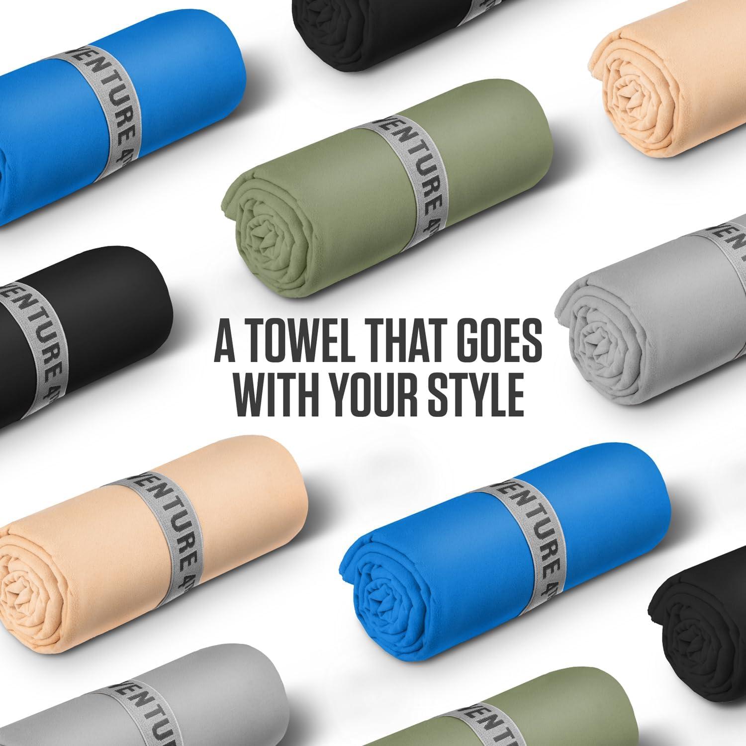 Toalla de Secado Rápido VENTURE 4TH Microfibra Extra Grande