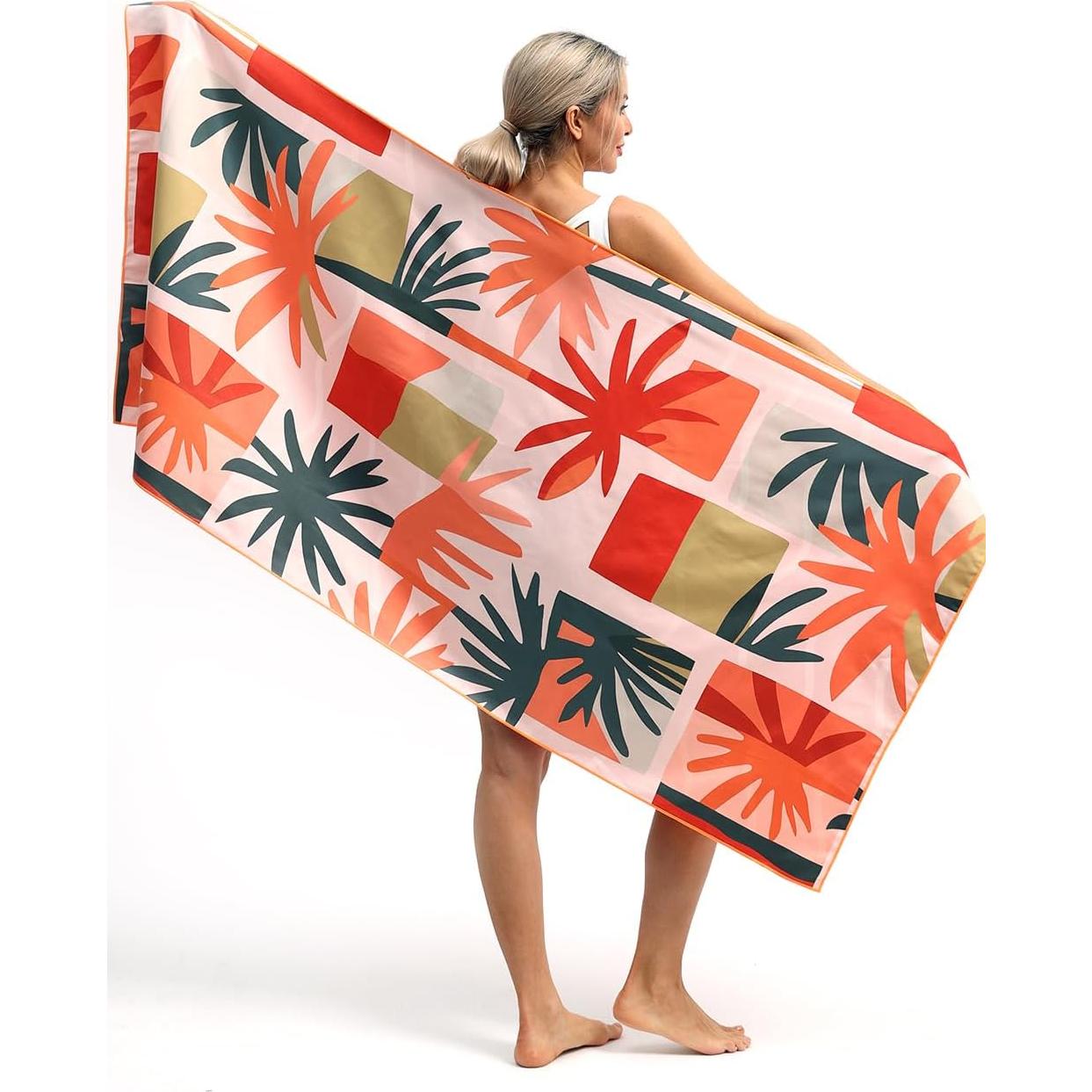 Toalla de Playa Microfibra Eunzel 180x81cm Secado Rápido