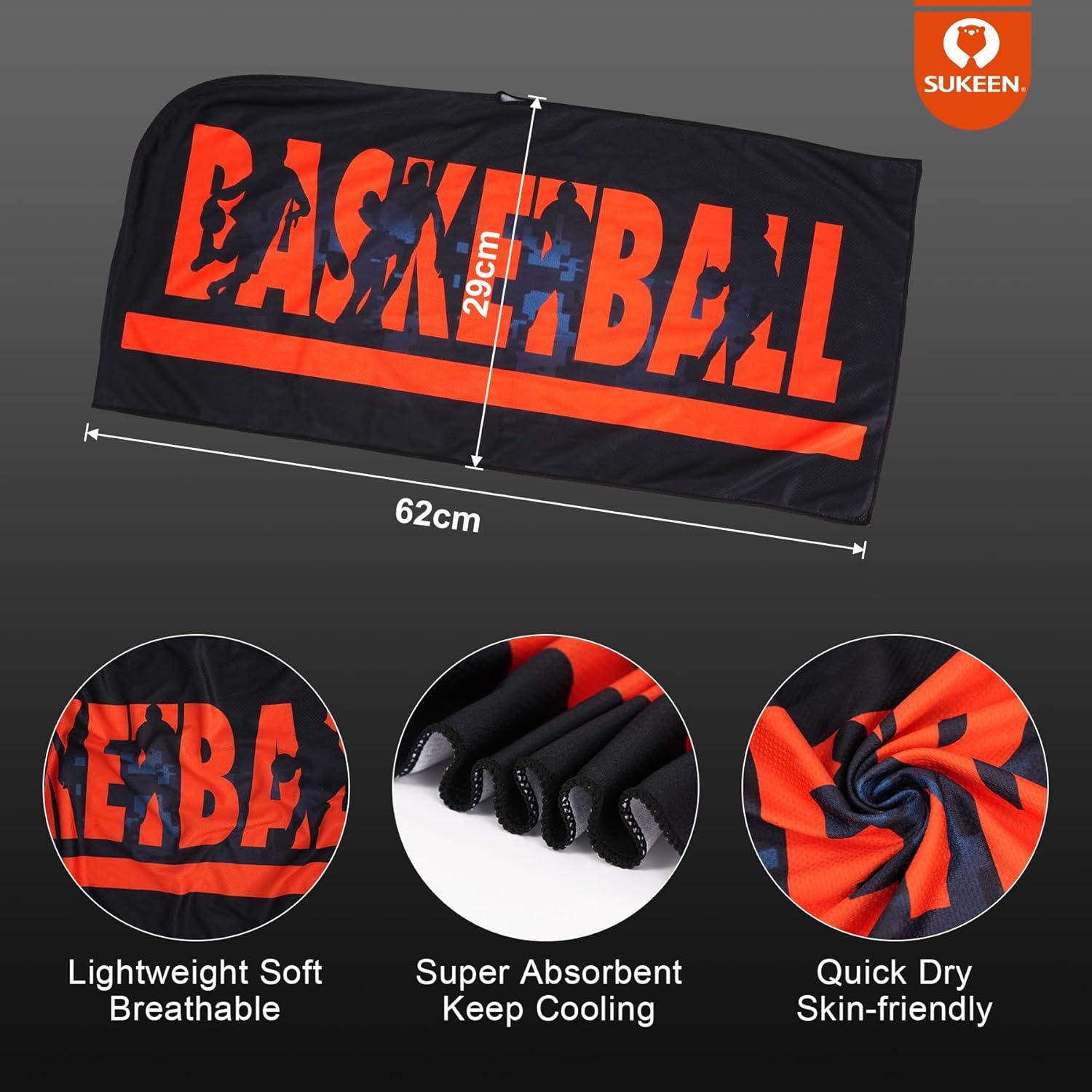 Toalla con Capucha Sukeen - Enfriamiento UV para Deportes 63.5x30.5cm