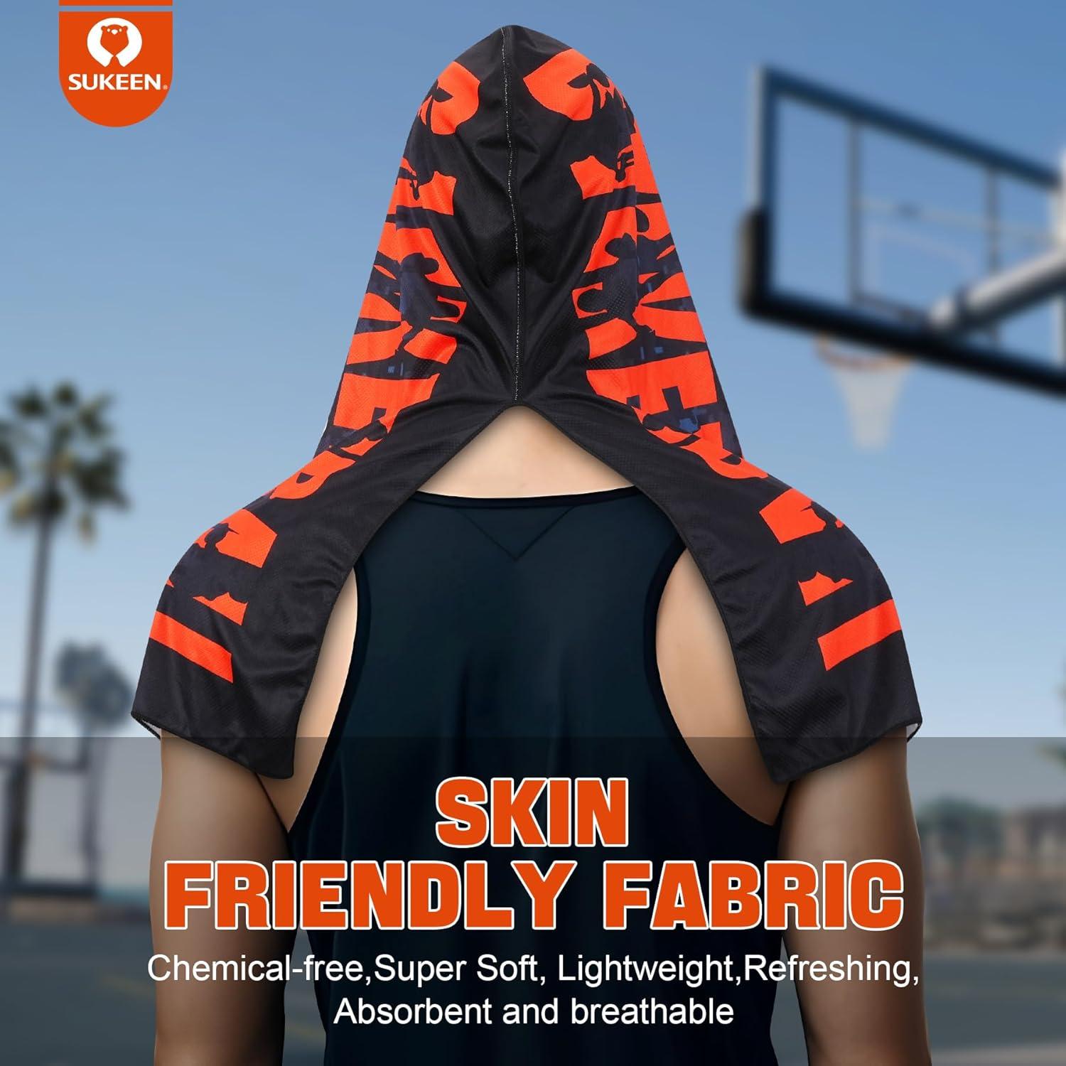 Toalla con Capucha Sukeen - Enfriamiento UV para Deportes 63.5x30.5cm