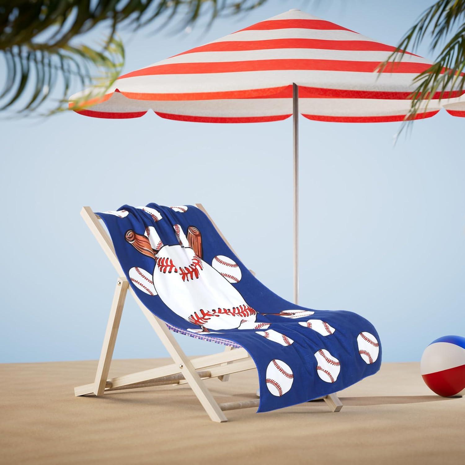 Yahenda 2 Toallas de Playa Microfibra Softbol 140x70 cm