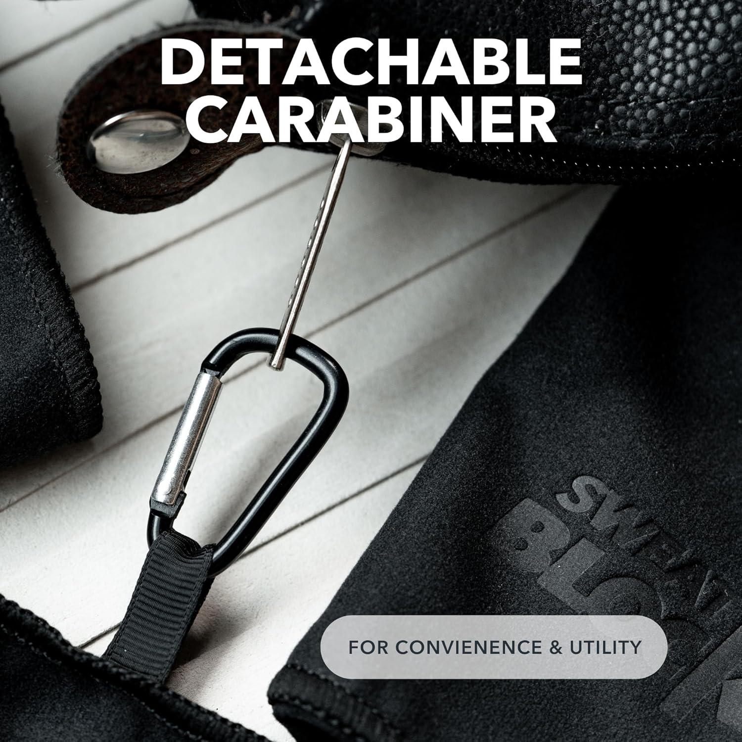 Pañuelos de Microfibra SweatBlock 38x38 cm 3 Unidades Negro