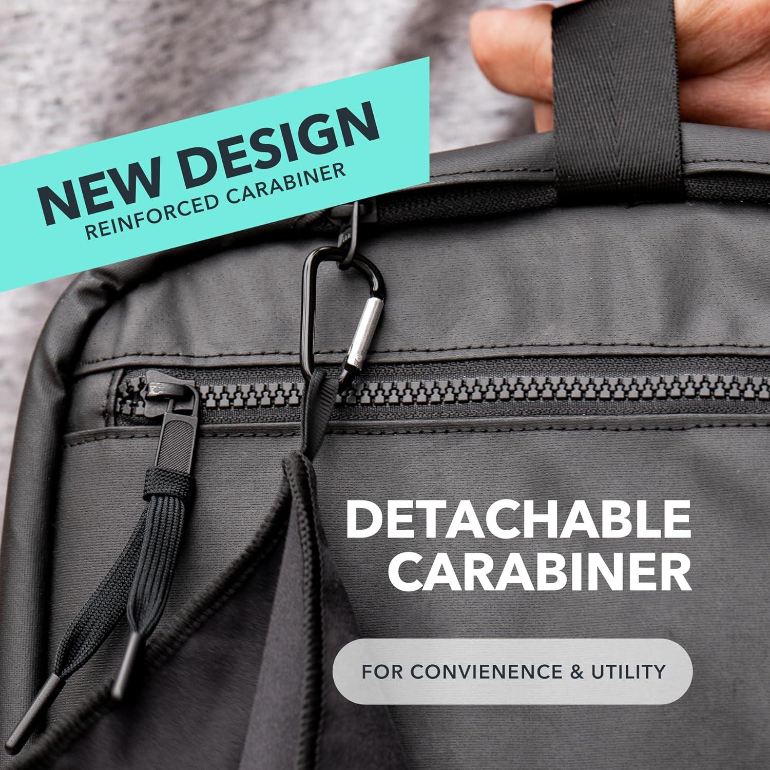 Pañuelos de Microfibra SweatBlock 38x38 cm 3 Unidades Negro