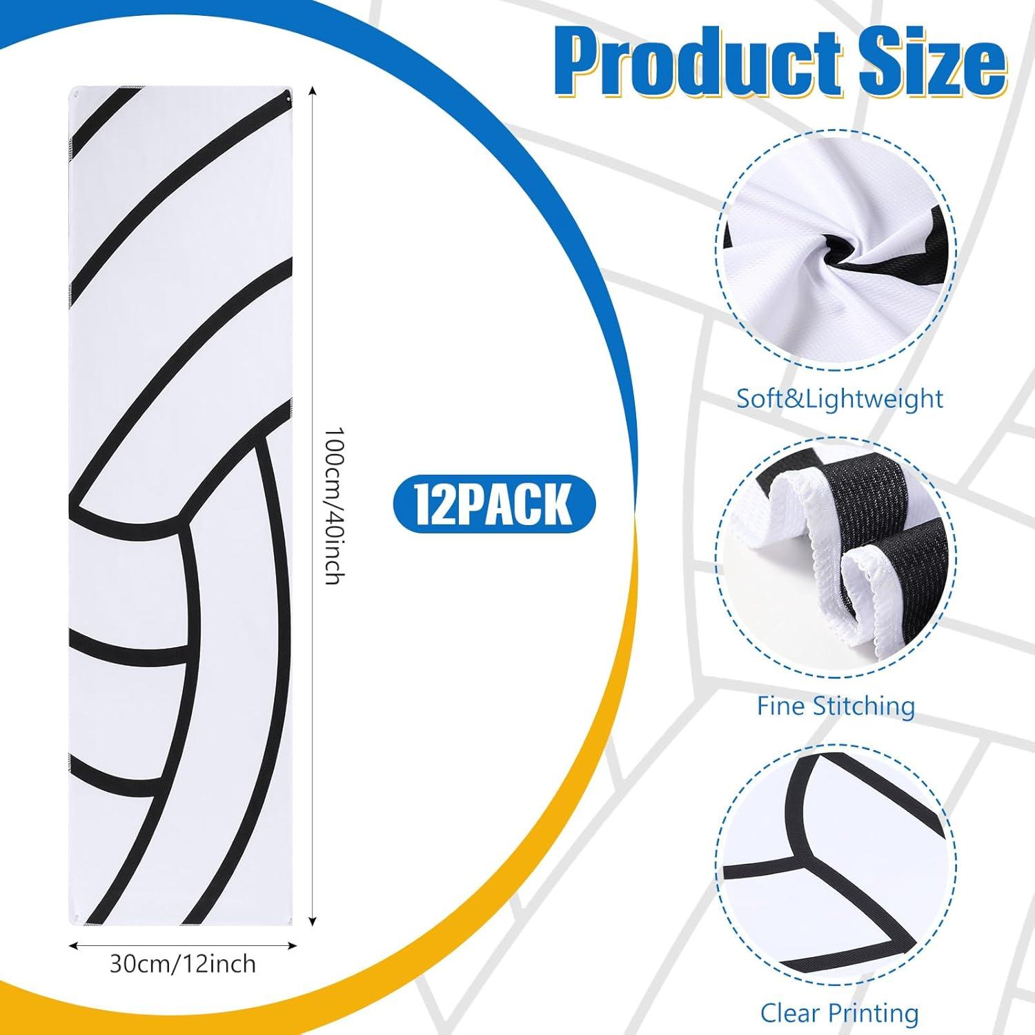 12 Toallas Refrigerantes CraftyDream Microfibra 101.6x30.5cm
