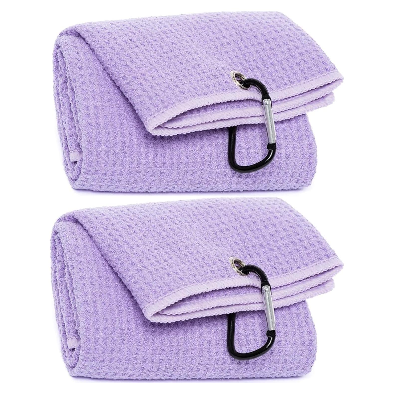 Juego de 2 Toallas de Microfibra HYYPME Plegables para Golf