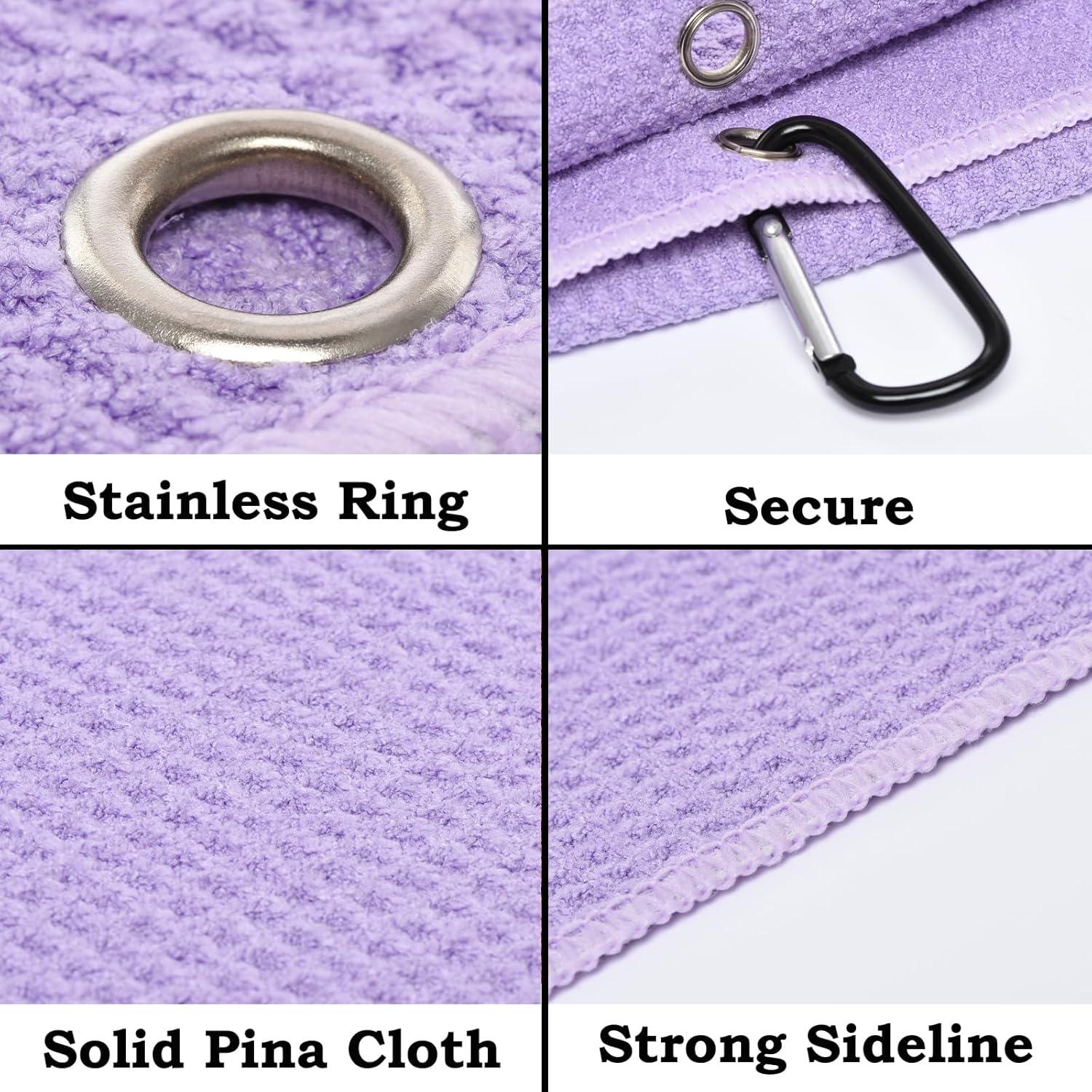 Juego de 2 Toallas de Microfibra HYYPME Plegables para Golf