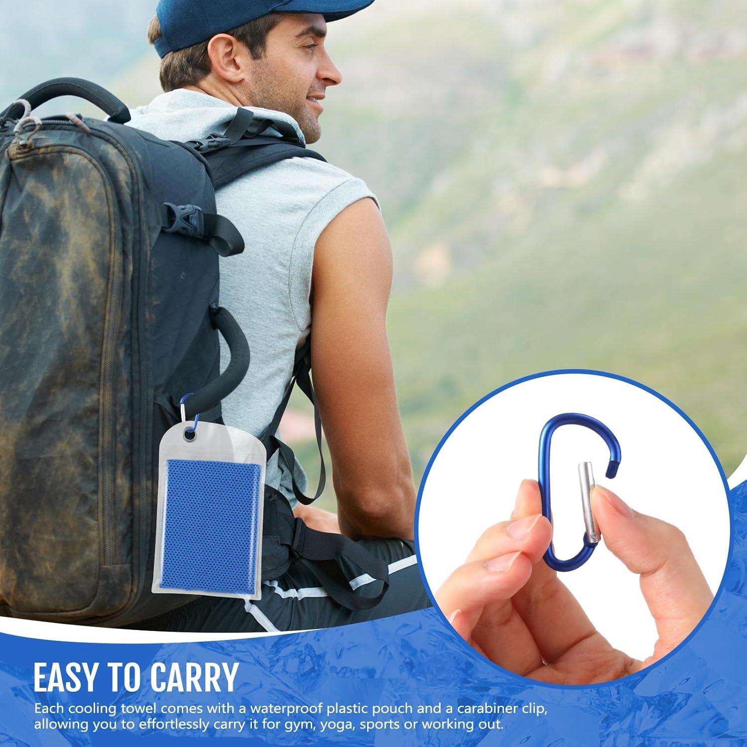 Toallas Enfriadoras Hosuly 15 Piezas 101.6x30.5 cm Poliester