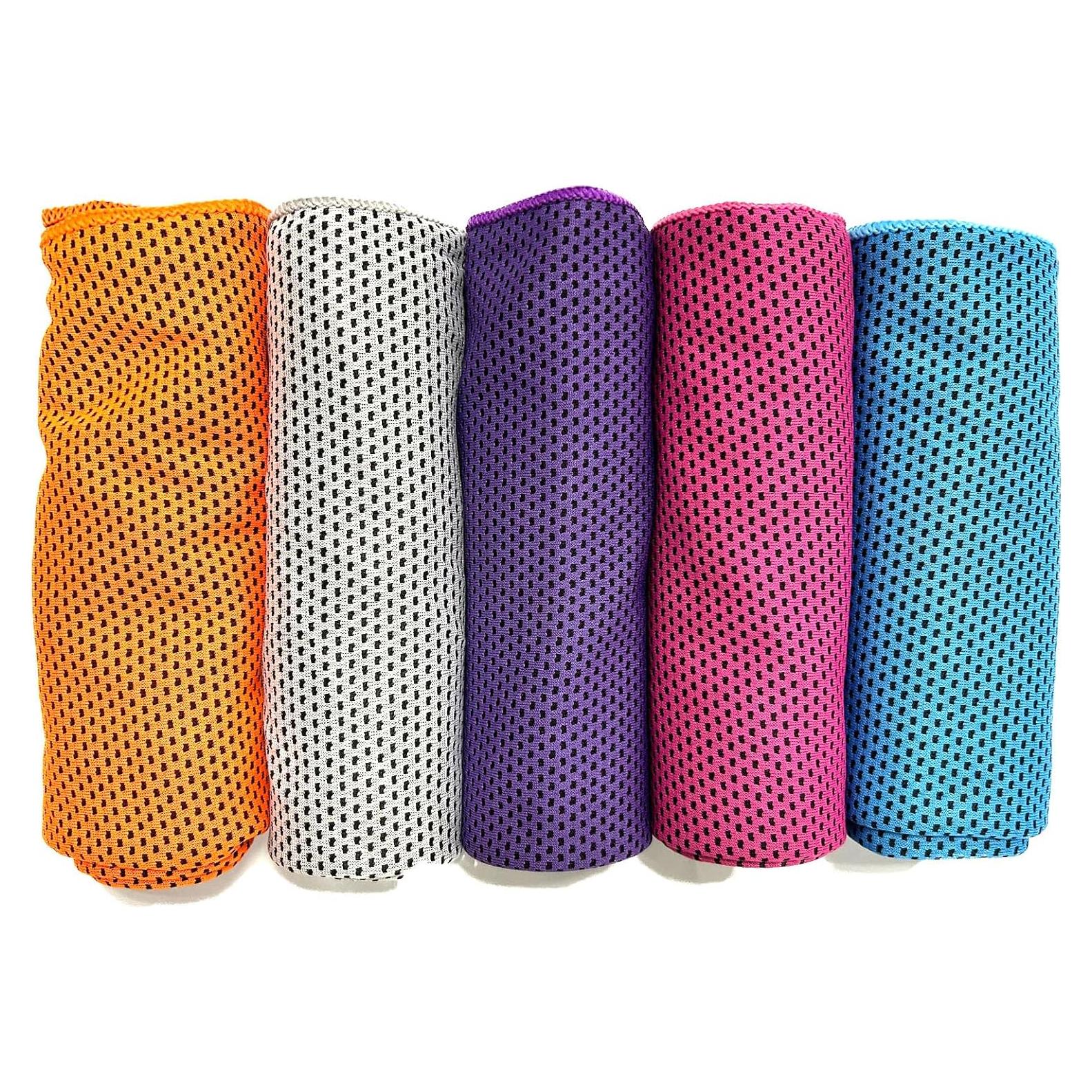 Paquete de 5 Toallas Refrigerantes Durikant 120x35cm Secado Rápido