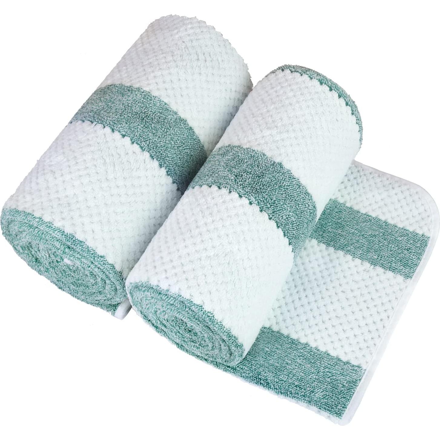 Toallas de Baño Microfibra JML 76x152 cm Paquete 2 Suaves