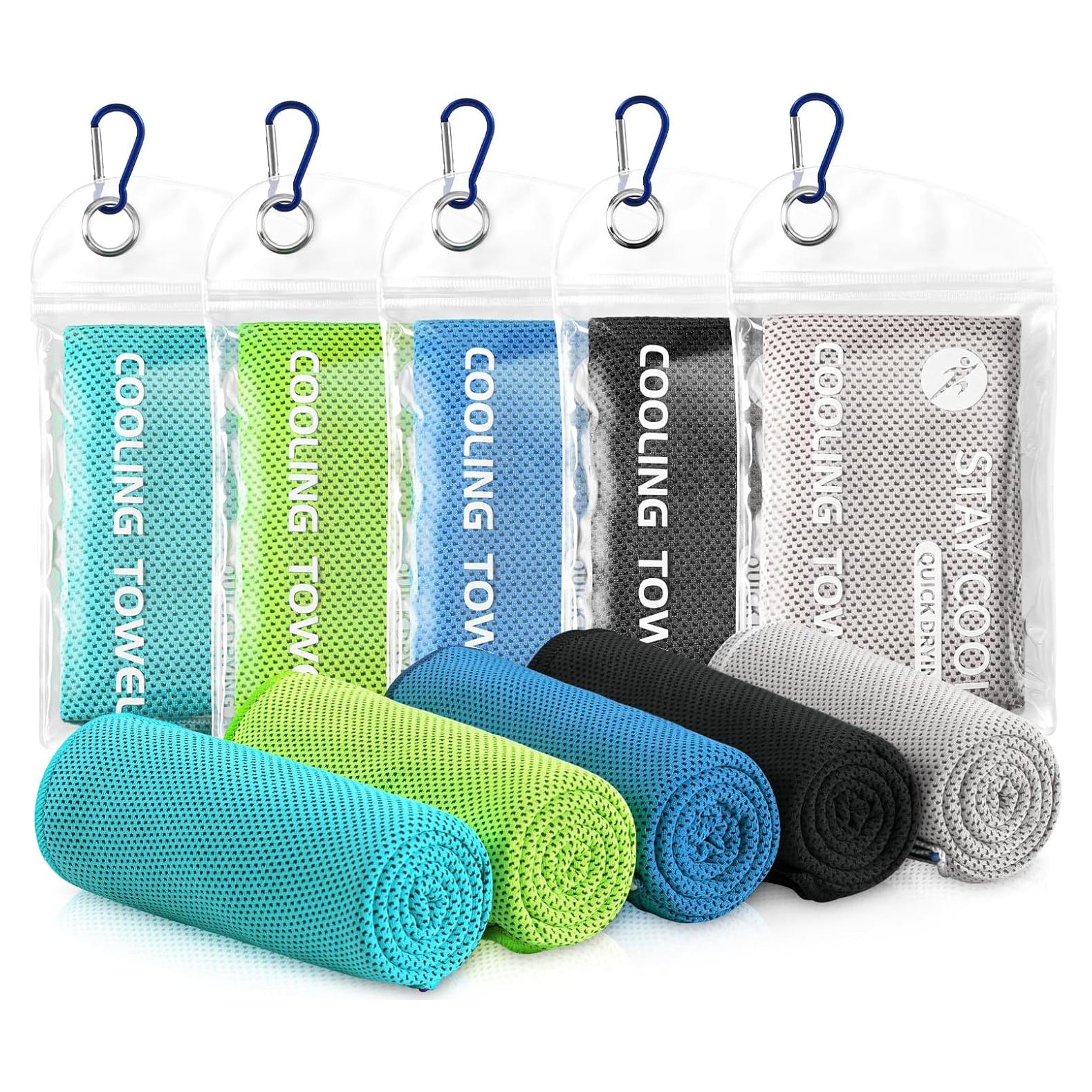 Toallas de Enfriamiento Ymomode - Paquete de 5 Microfibra