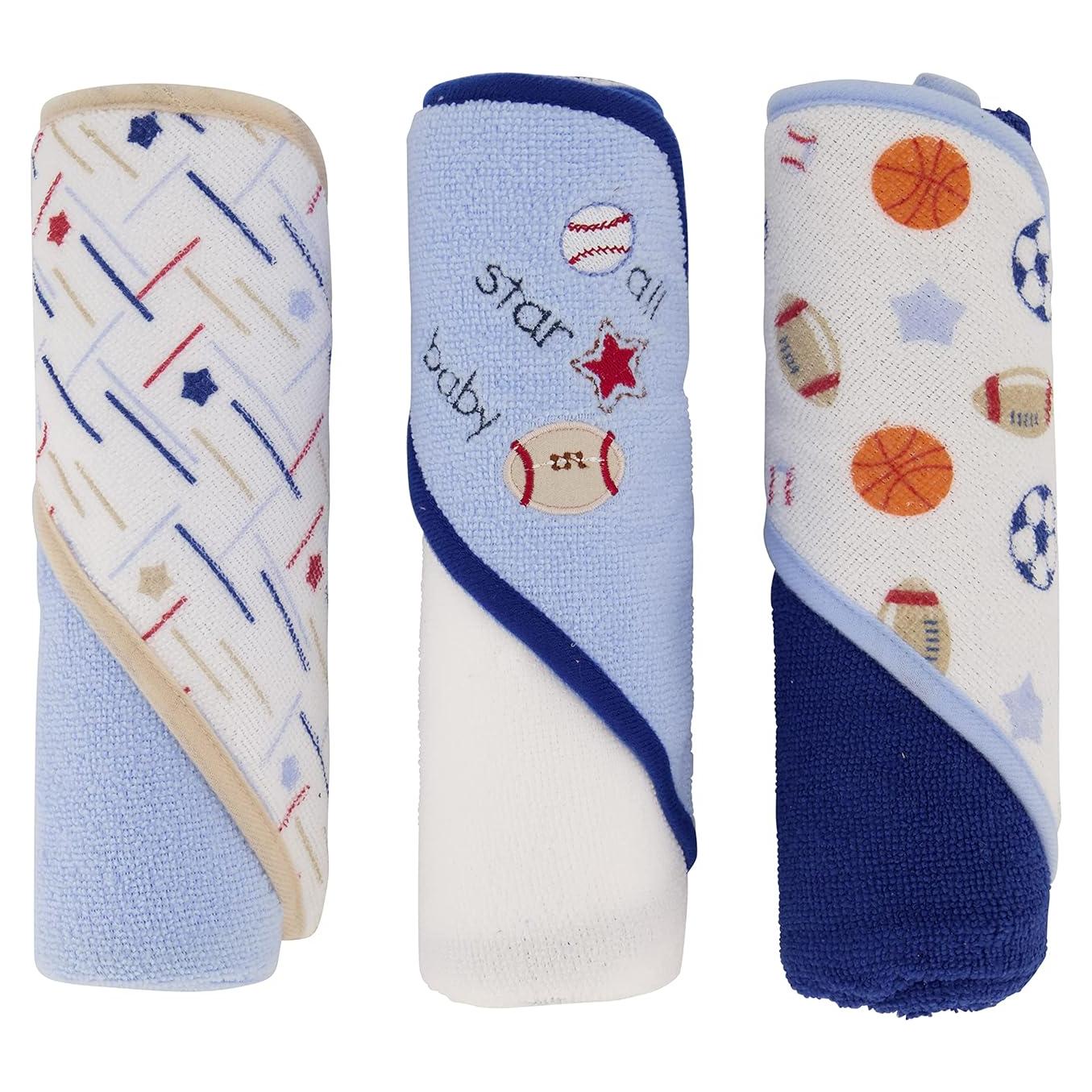 Toallas con Capucha Cudlie para Bebé - Paquete de 3 All Star