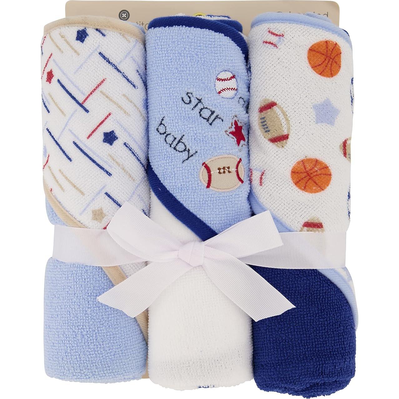 Toallas con Capucha Cudlie para Bebé - Paquete de 3 All Star