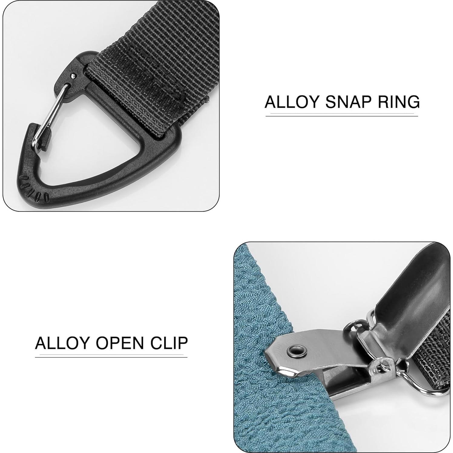 Gancho para Toalla de Tenis TOCCOOL - Clips para Mochila y Cerca (3 PCS)