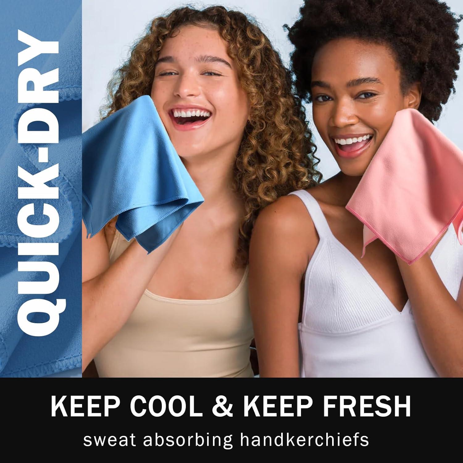 Paños de Microfibra GREATEE 30x30 cm 5 Pcs Absorbentes Sudor