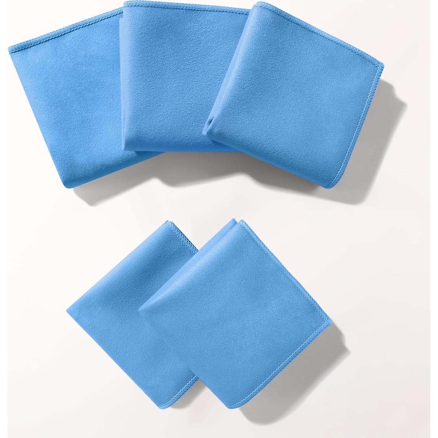 Paños de Microfibra GREATEE 30x30 cm 5 Pcs Absorbentes Sudor