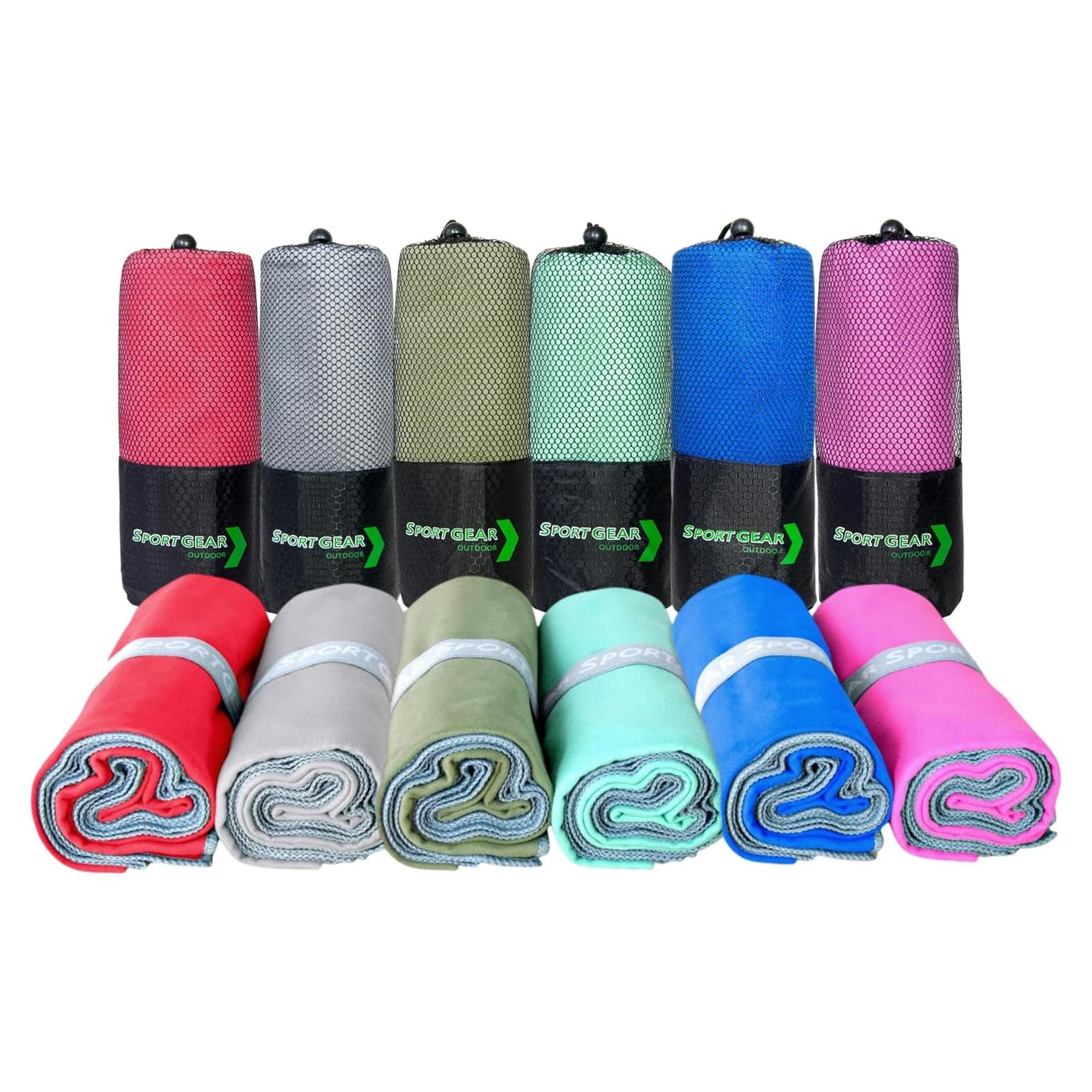 Toalla de Microfibra Sport Gear Liso 130x80cm Secado Rápido