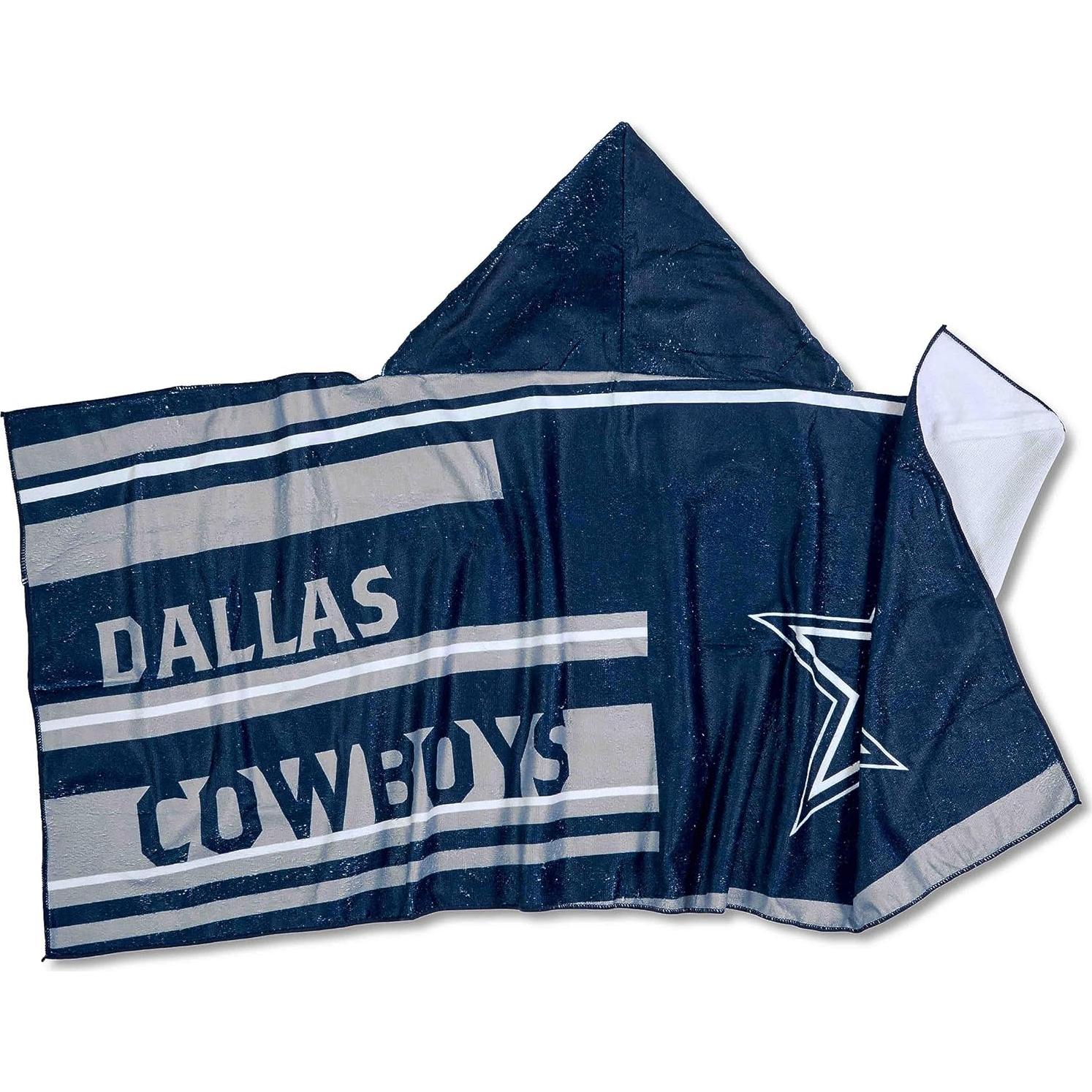 Toalla de Playa con Capucha NFL Dallas Cowboys The Northwest 53x130cm