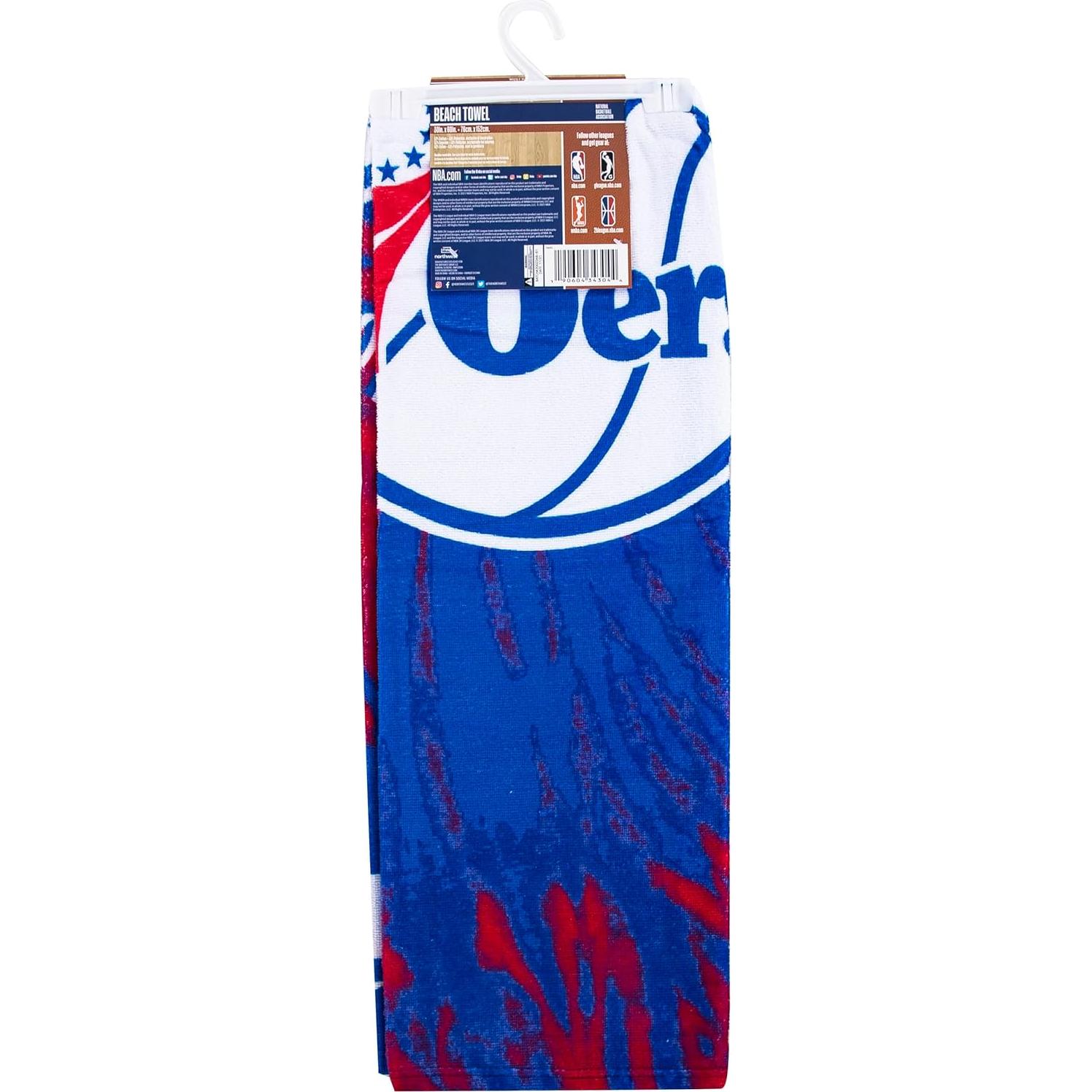 Toalla de Playa Northwest Philadelphia 76ers 76x152 cm Oficial