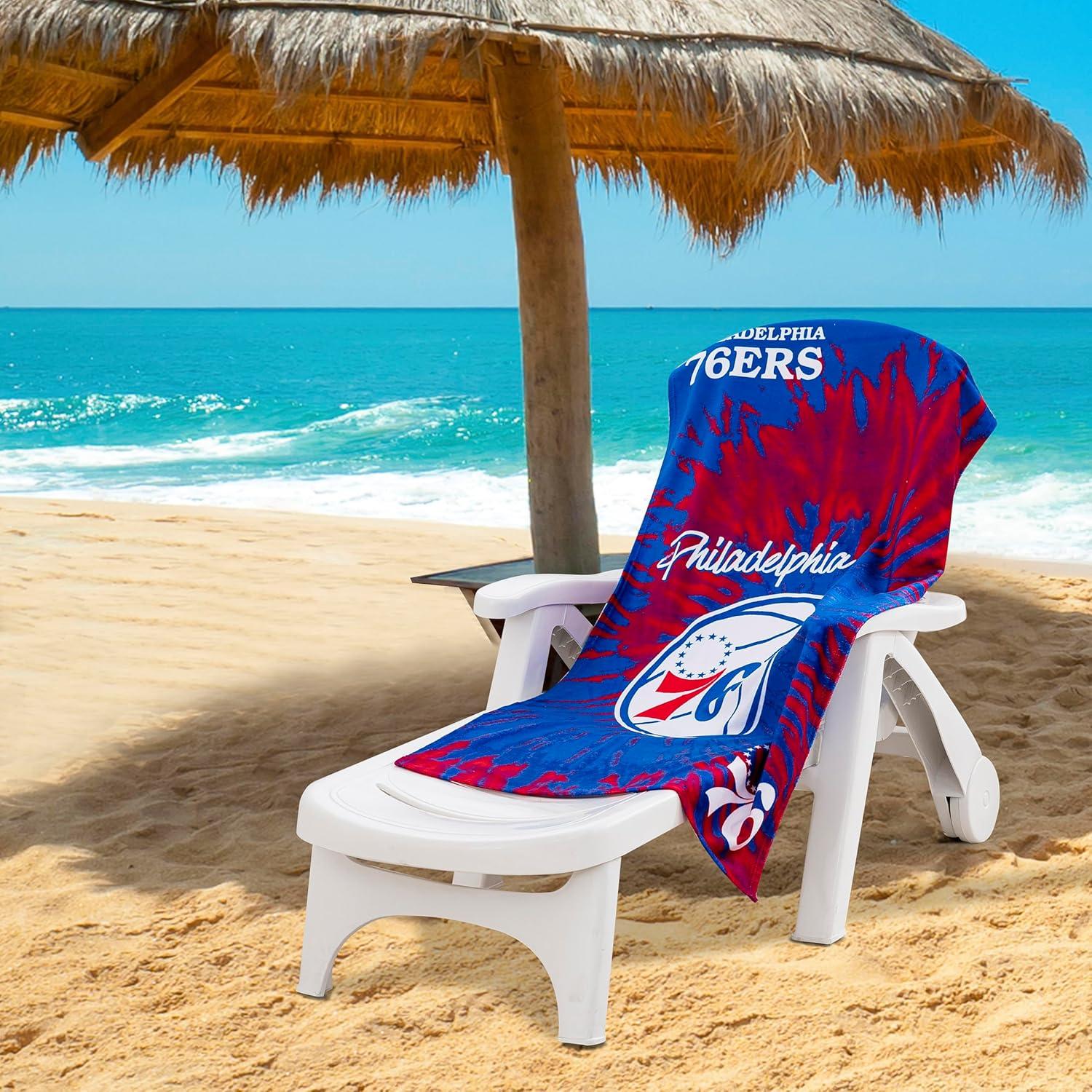 Toalla de Playa Northwest Philadelphia 76ers 76x152 cm Oficial