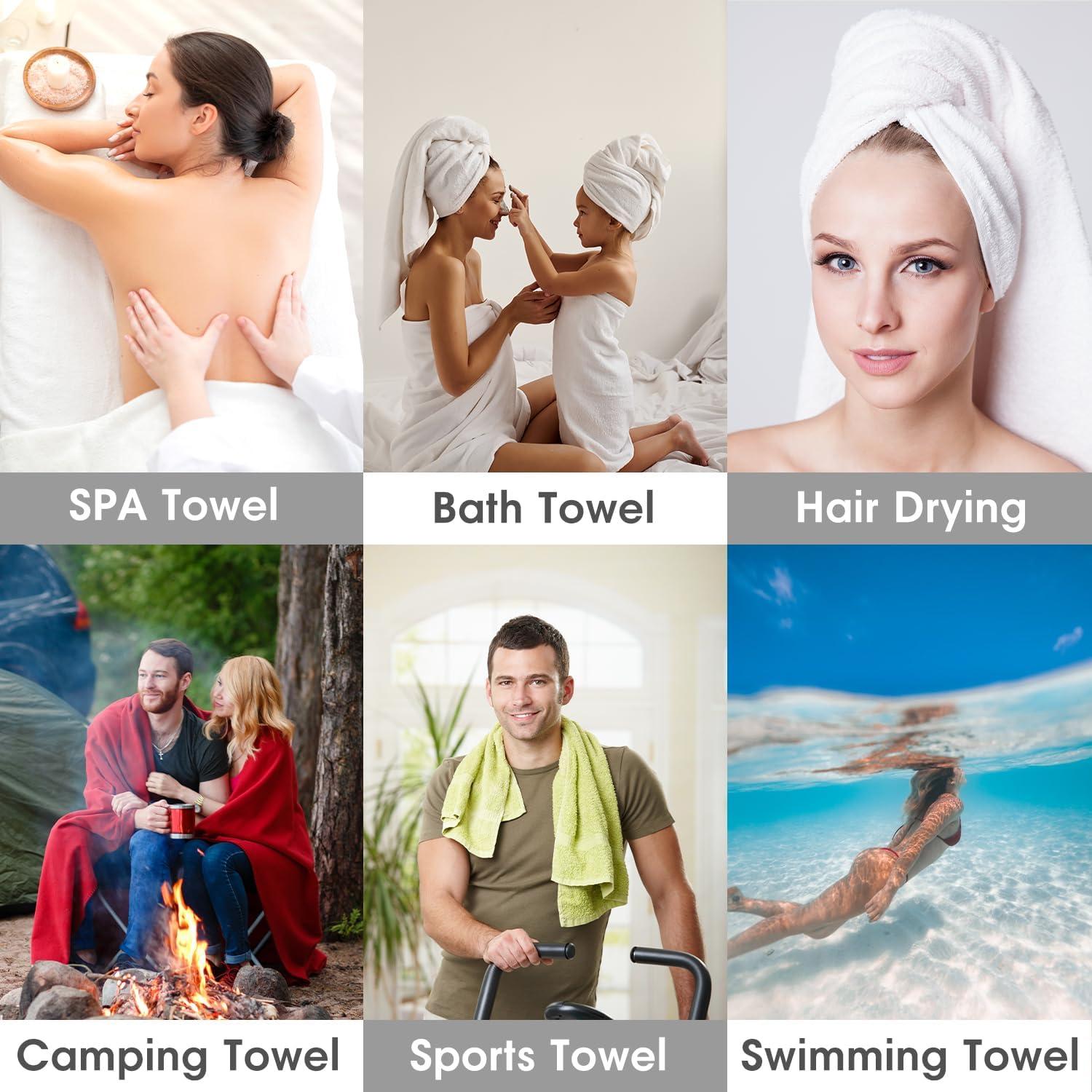 Toallas de Playa Microfibra JML 6 Pzas 68.6x139.7cm Rayas