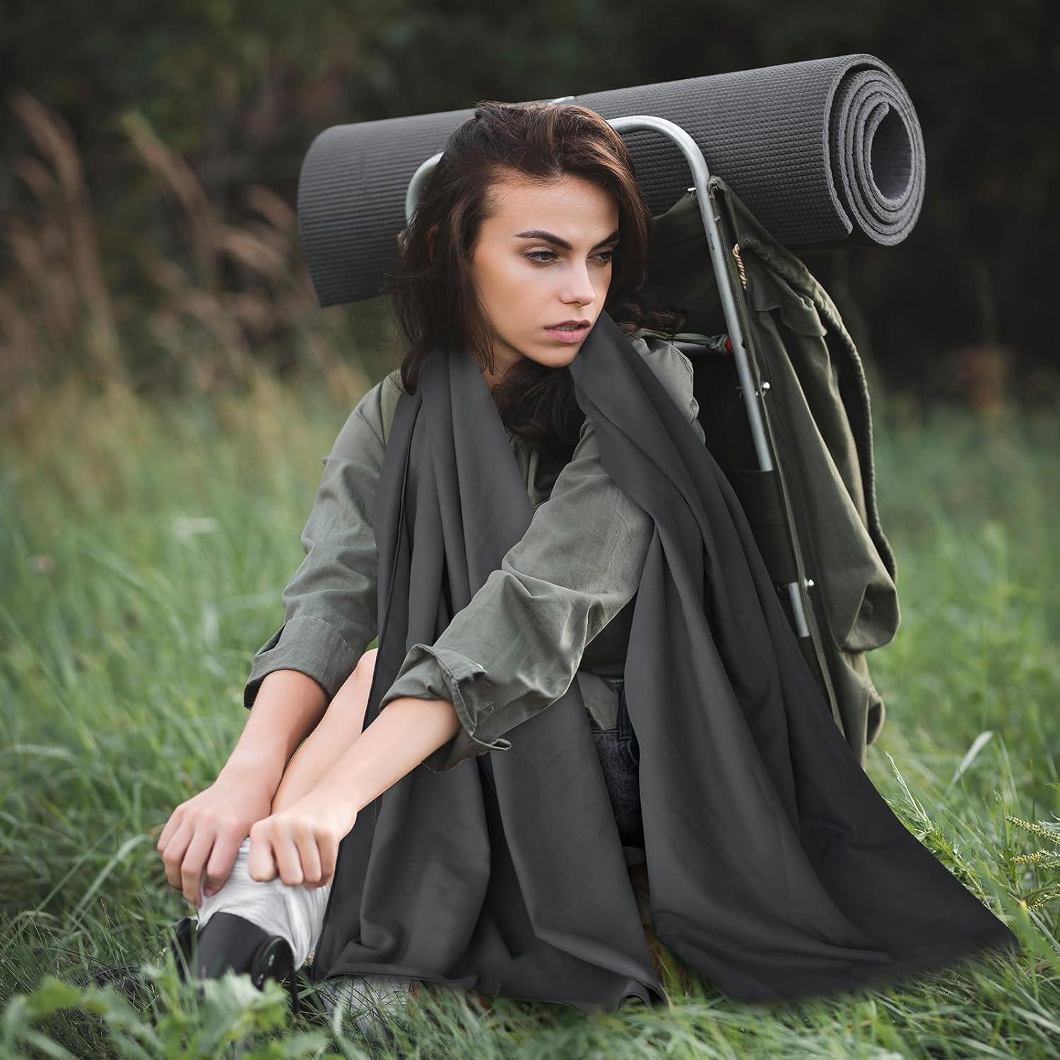 Juego de Toallas de Microfibra Tian Qing 3 Piezas Secado Rápido