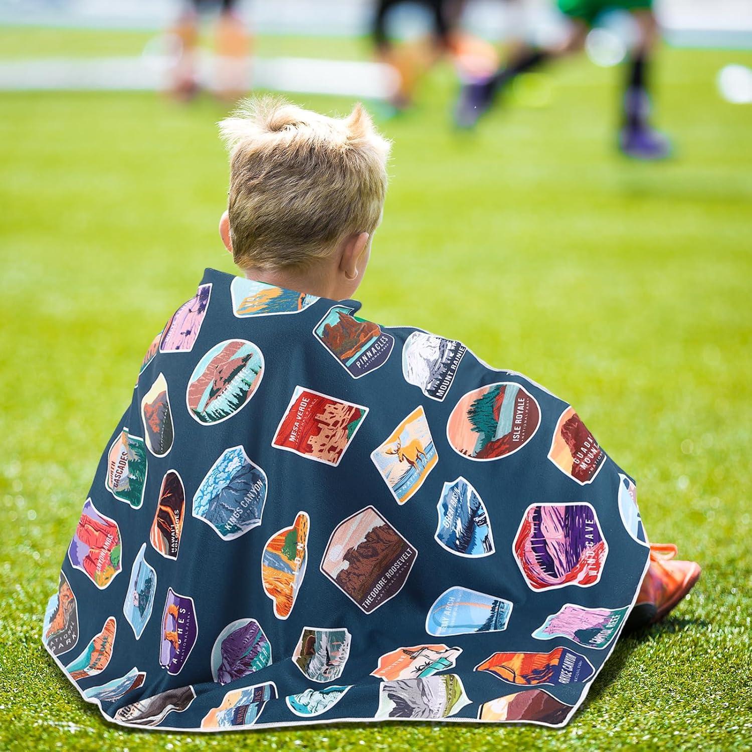 2 Fundas de Toalla de Microfibra Hahafelt 160x80 cm Parque Nacional