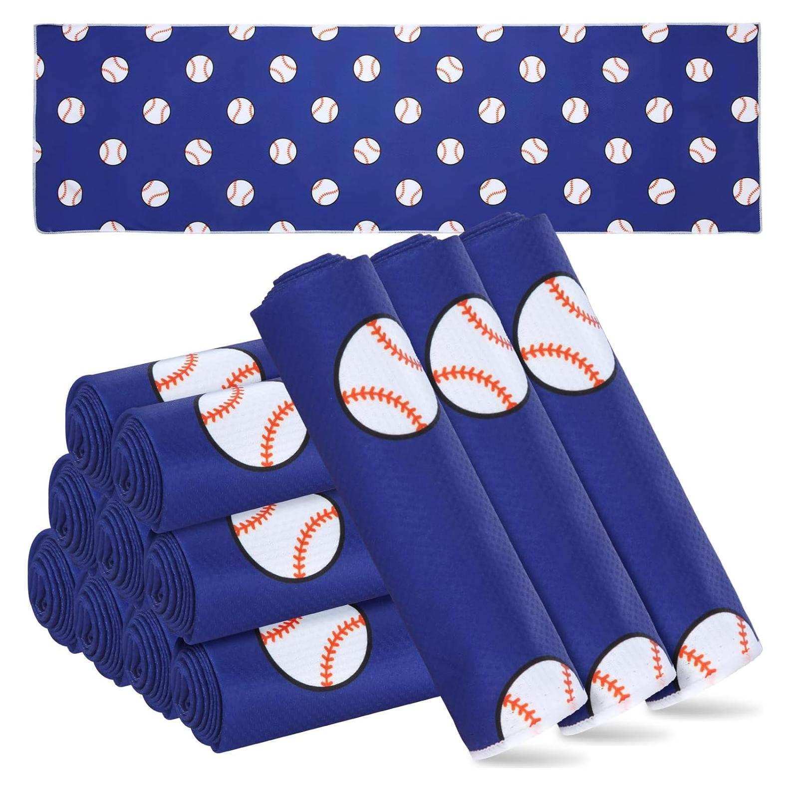 12 Toallas Enfriadoras FuWeave Microfibra 101.6x30.5cm Béisbol