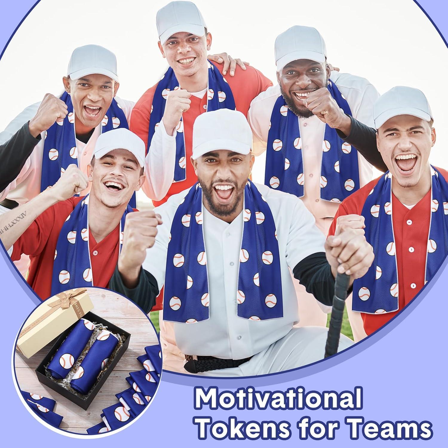 12 Toallas Enfriadoras FuWeave Microfibra 101.6x30.5cm Béisbol