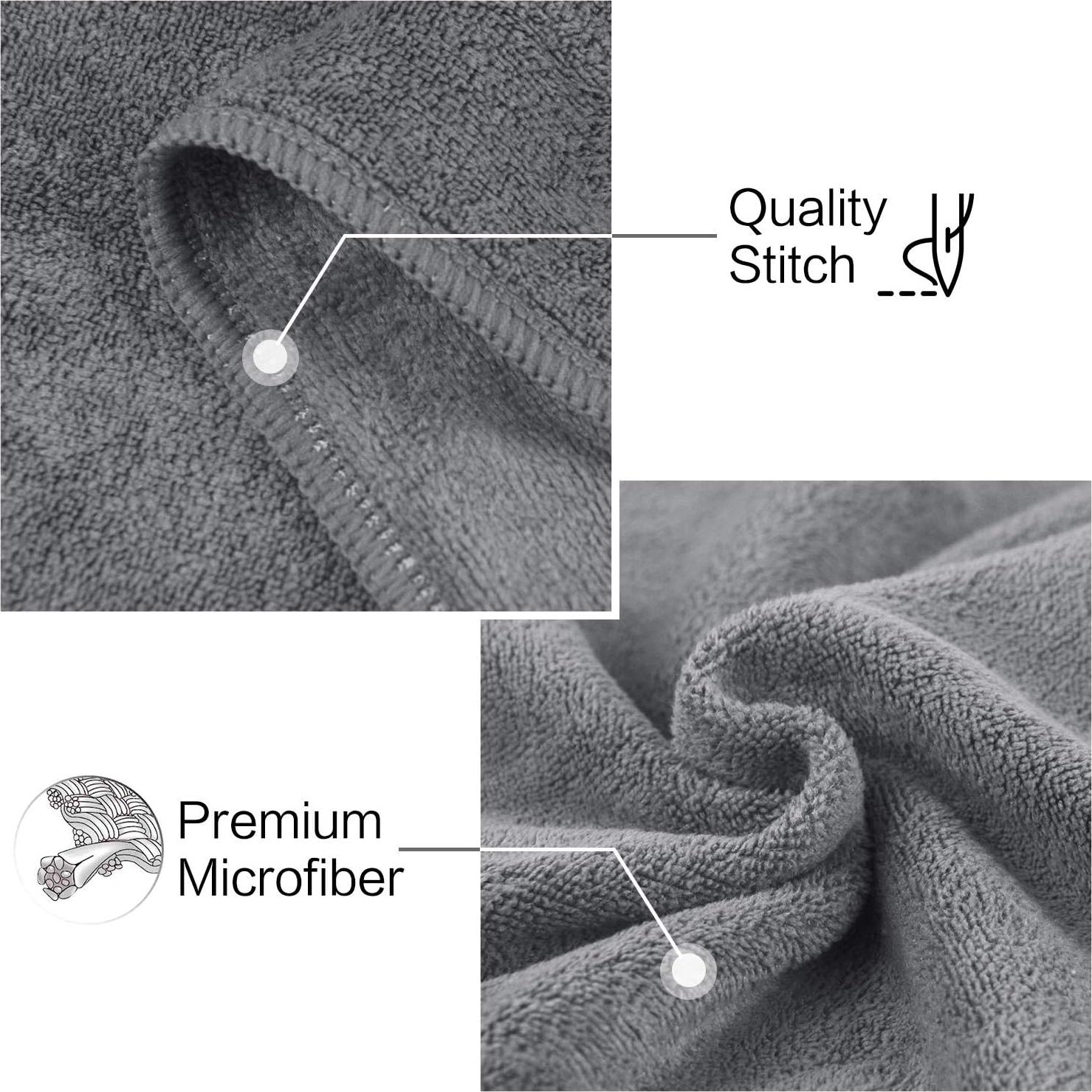 Toalla de Baño Microfibra SUNLAND Ultra Suave 2 Unidades 61x122cm