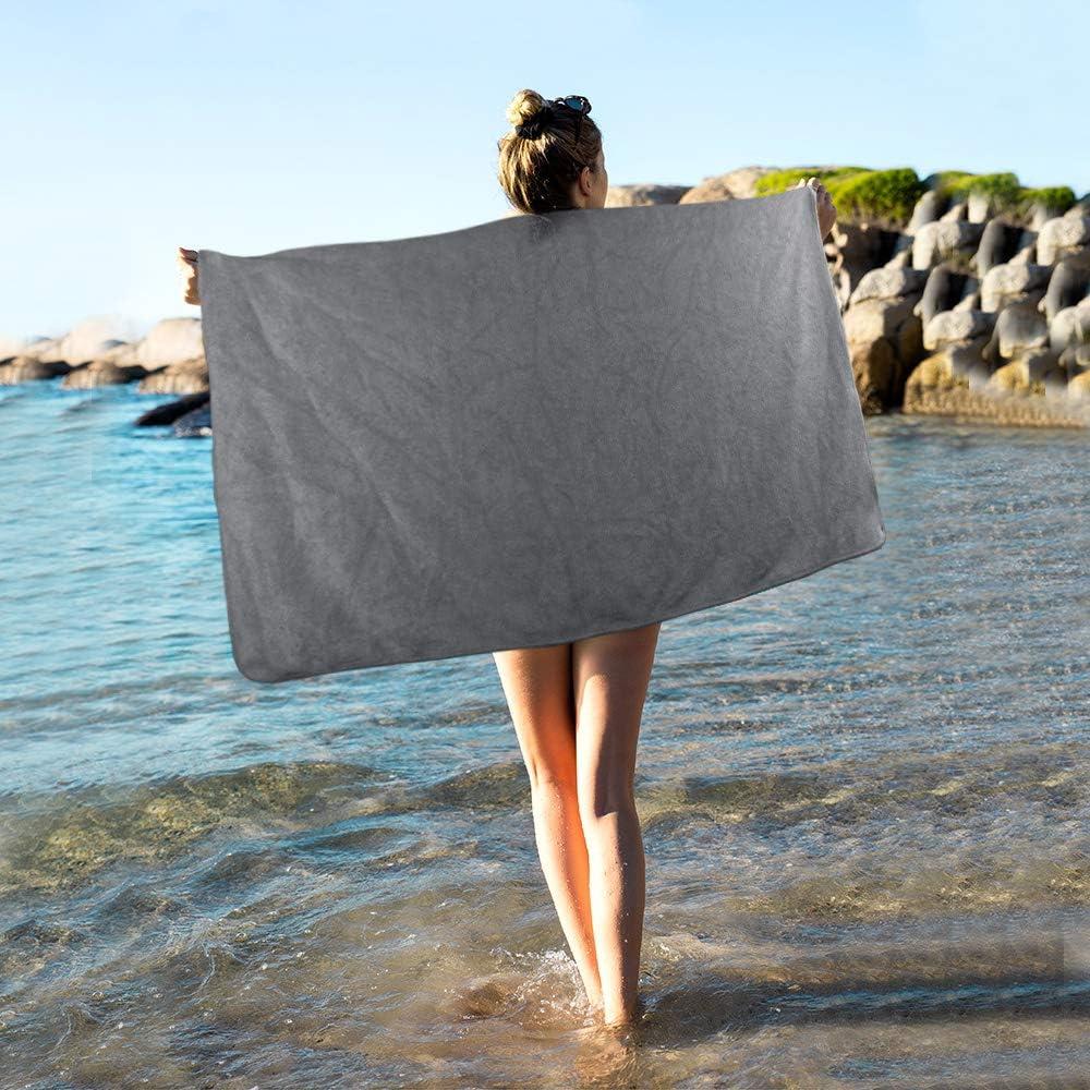 Toalla de Baño Microfibra SUNLAND Ultra Suave 2 Unidades 61x122cm