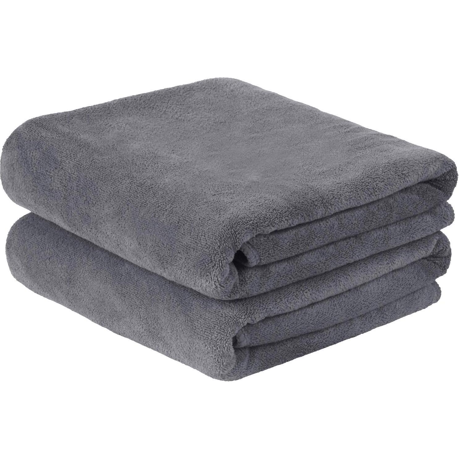 Toalla de Baño Microfibra SUNLAND Ultra Suave 2 Unidades 61x122cm