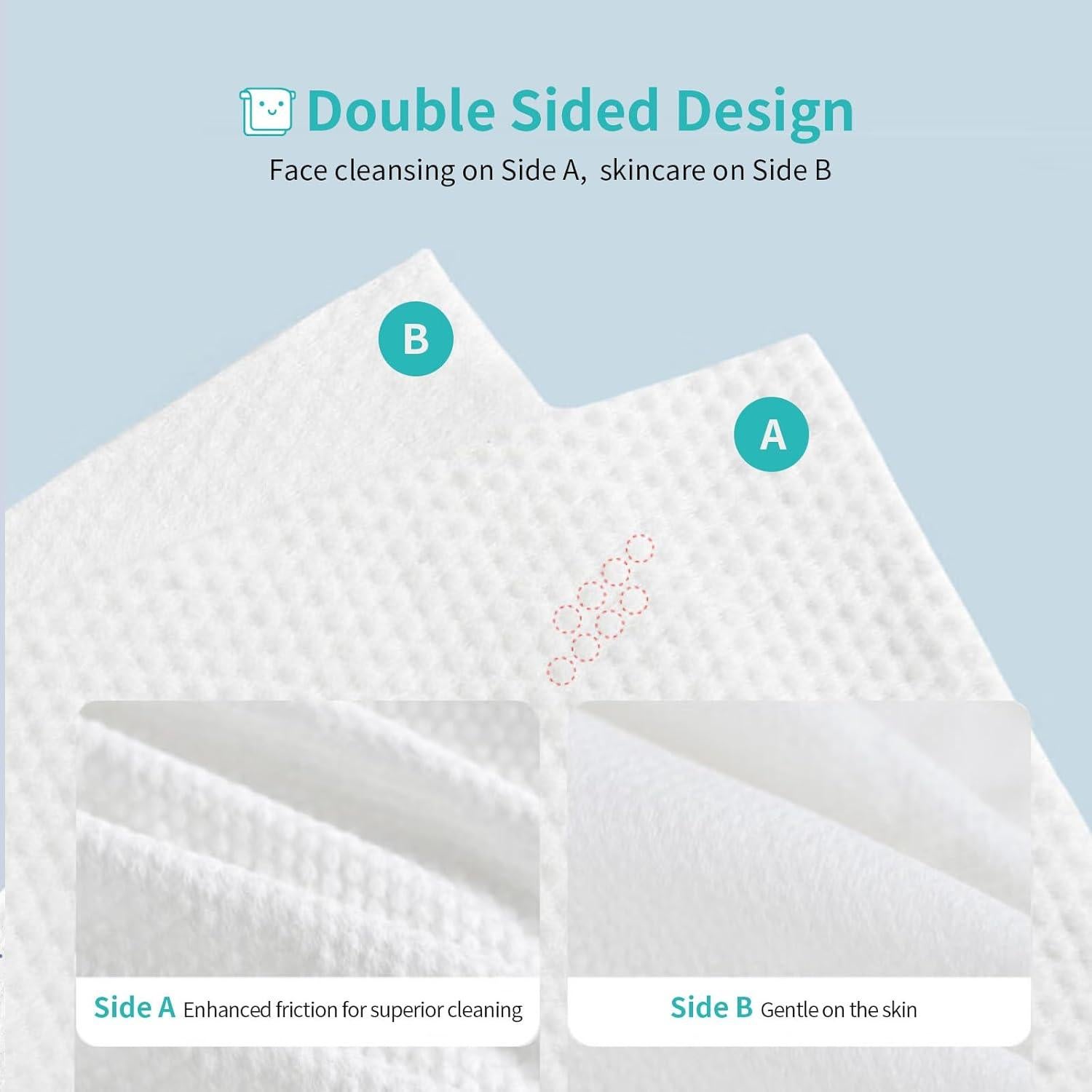 Toallas Faciales Desechables 28 PCS 38x25 cm Gruesas y Suaves