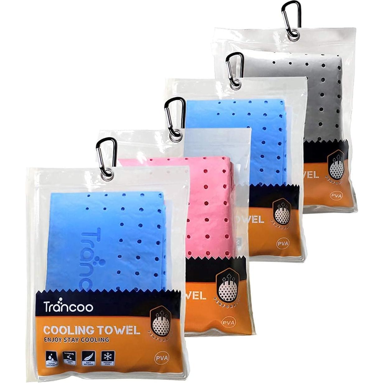 Toalla Enfriadora PVA Trancoo 83.82x19.94cm 4 Unidades