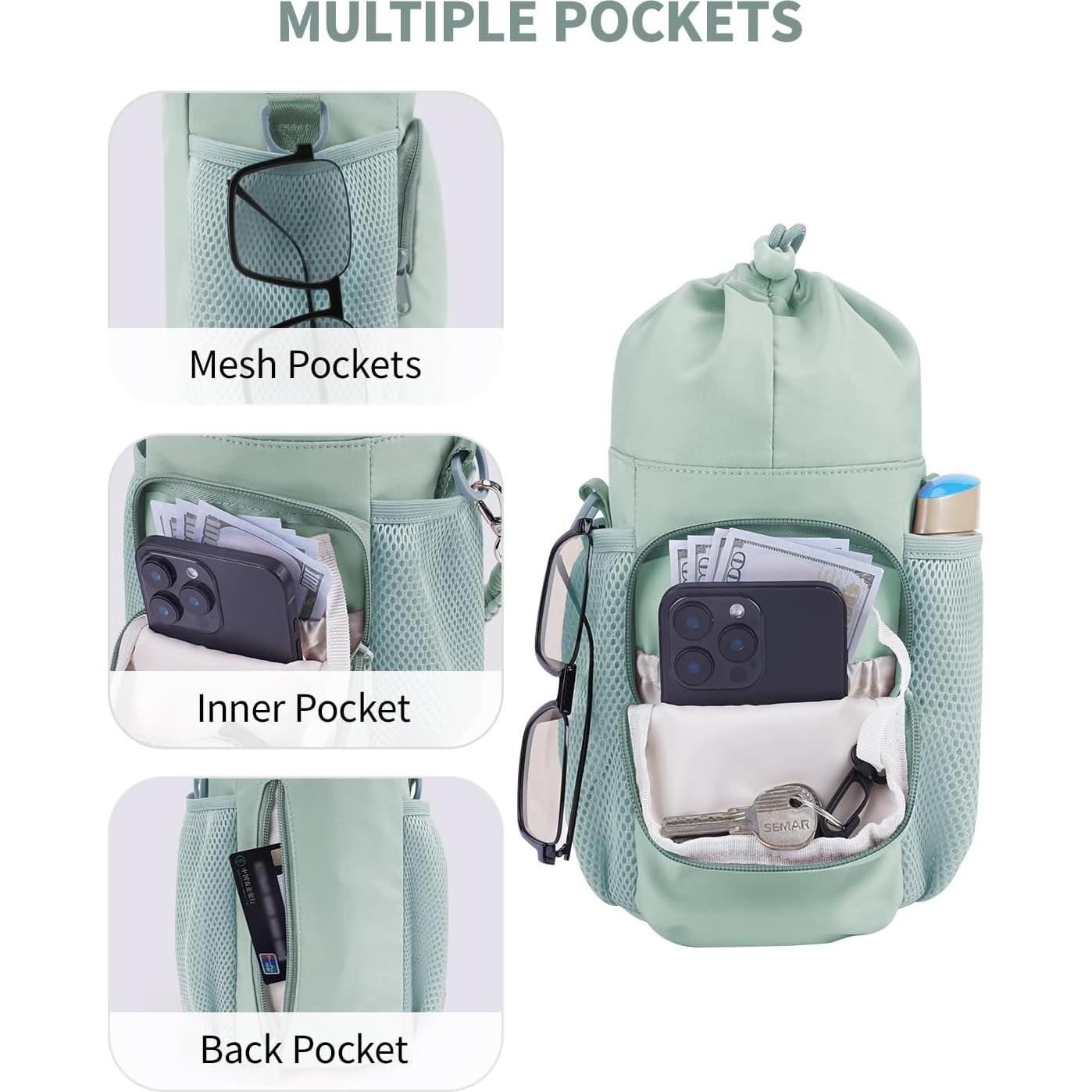 Bolsa Portadora de Botella de Agua Sportsnew Verde 3.6L