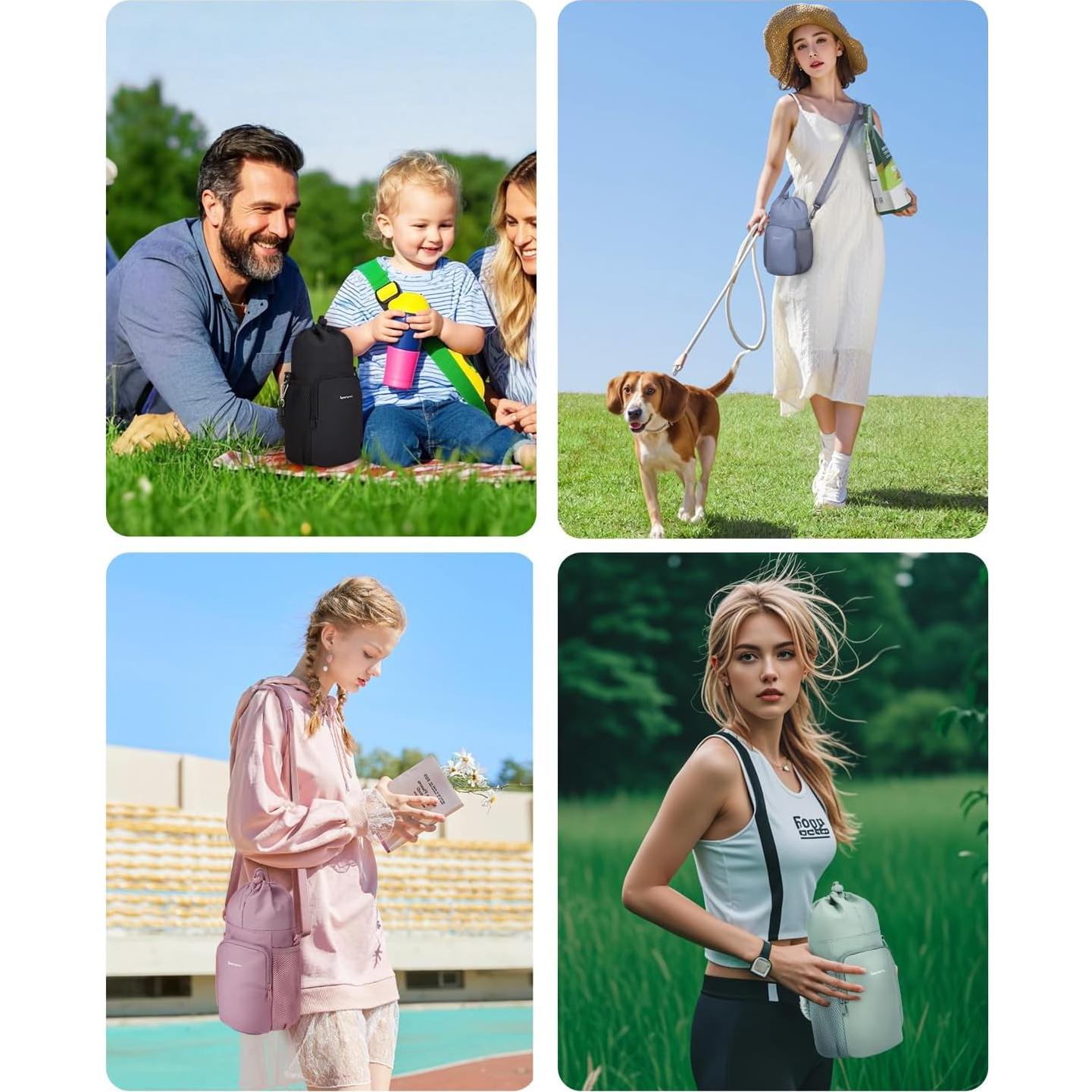 Bolsa Portadora de Botella de Agua Sportsnew Verde 3.6L