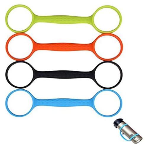 Soporte para Botellas de Agua PDFans - 4 Piezas Silicona Ajustable