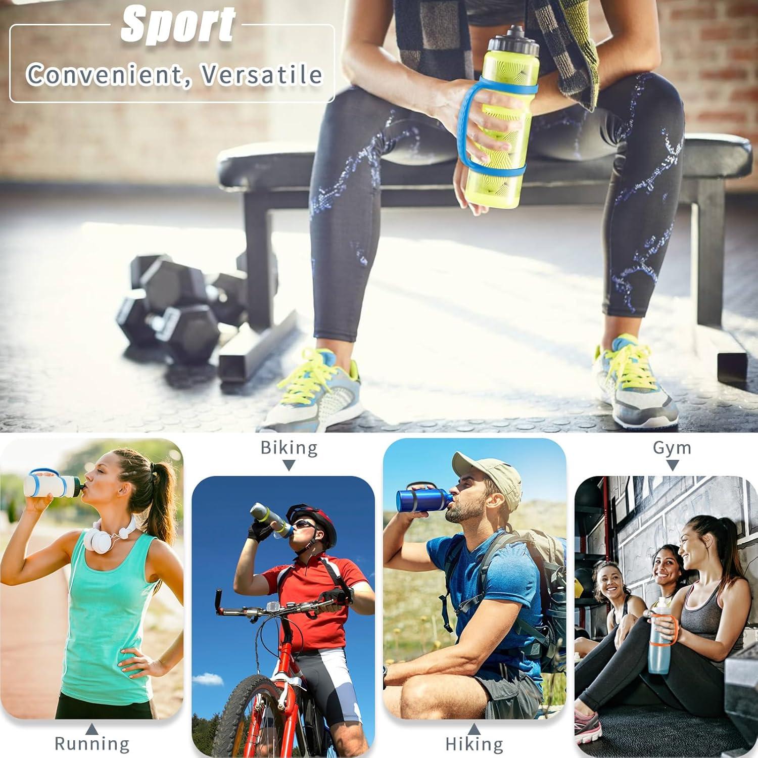 Soporte para Botellas de Agua PDFans - 4 Piezas Silicona Ajustable