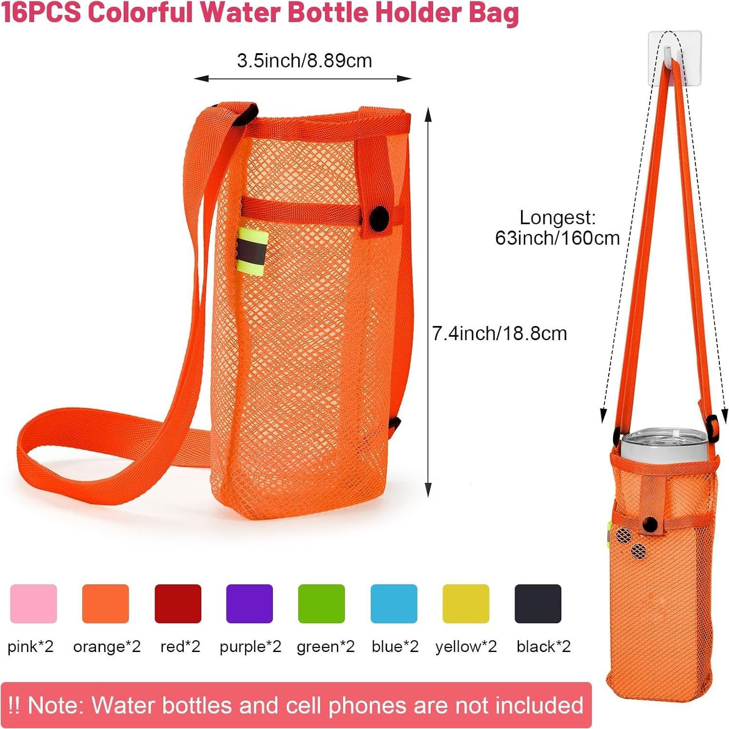 Soporte para Botellas de Agua Mumufy 16 Piezas Correa Ajustable