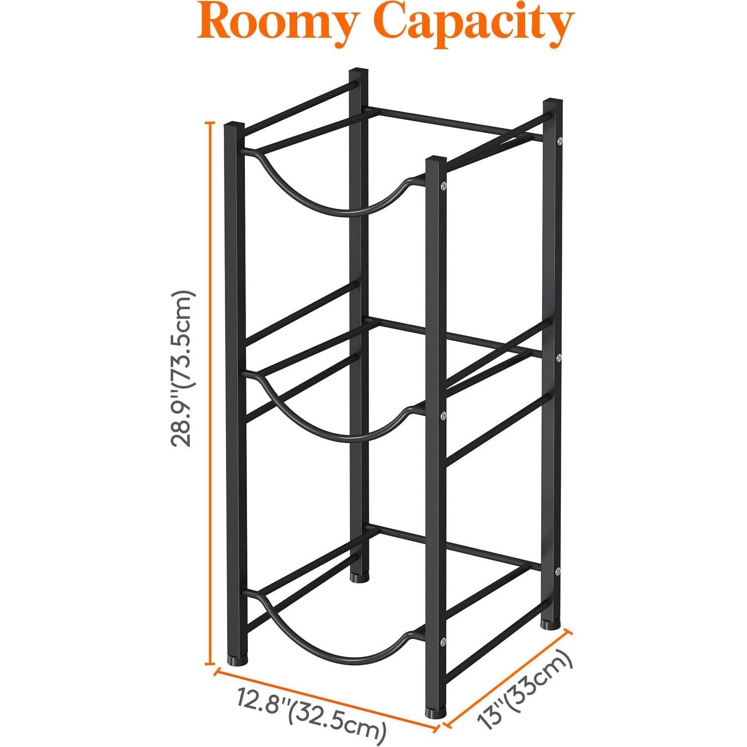 Soporte para Jarras de Agua 3 Ranuras Lifewit - Negro