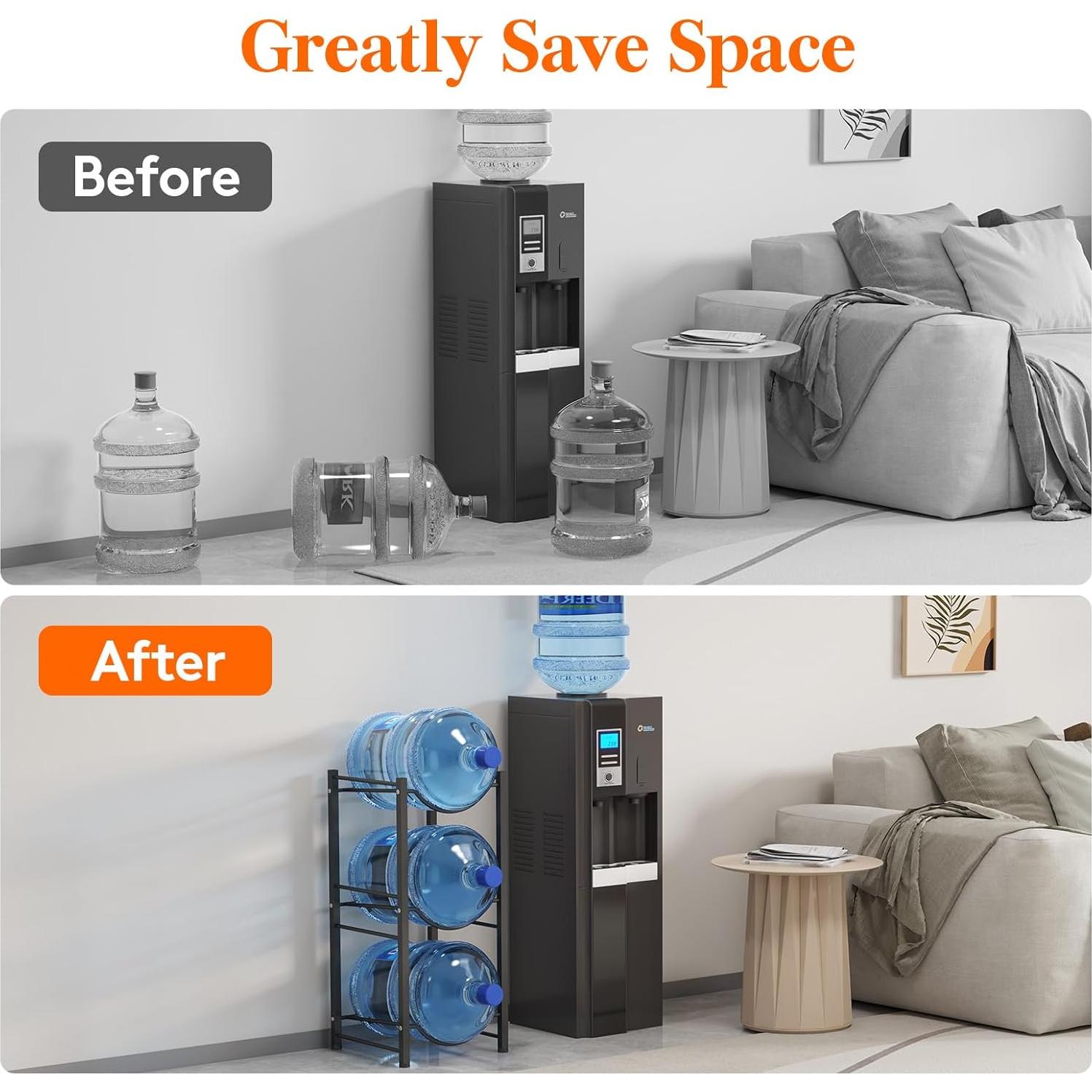 Soporte para Jarras de Agua 3 Ranuras Lifewit - Negro