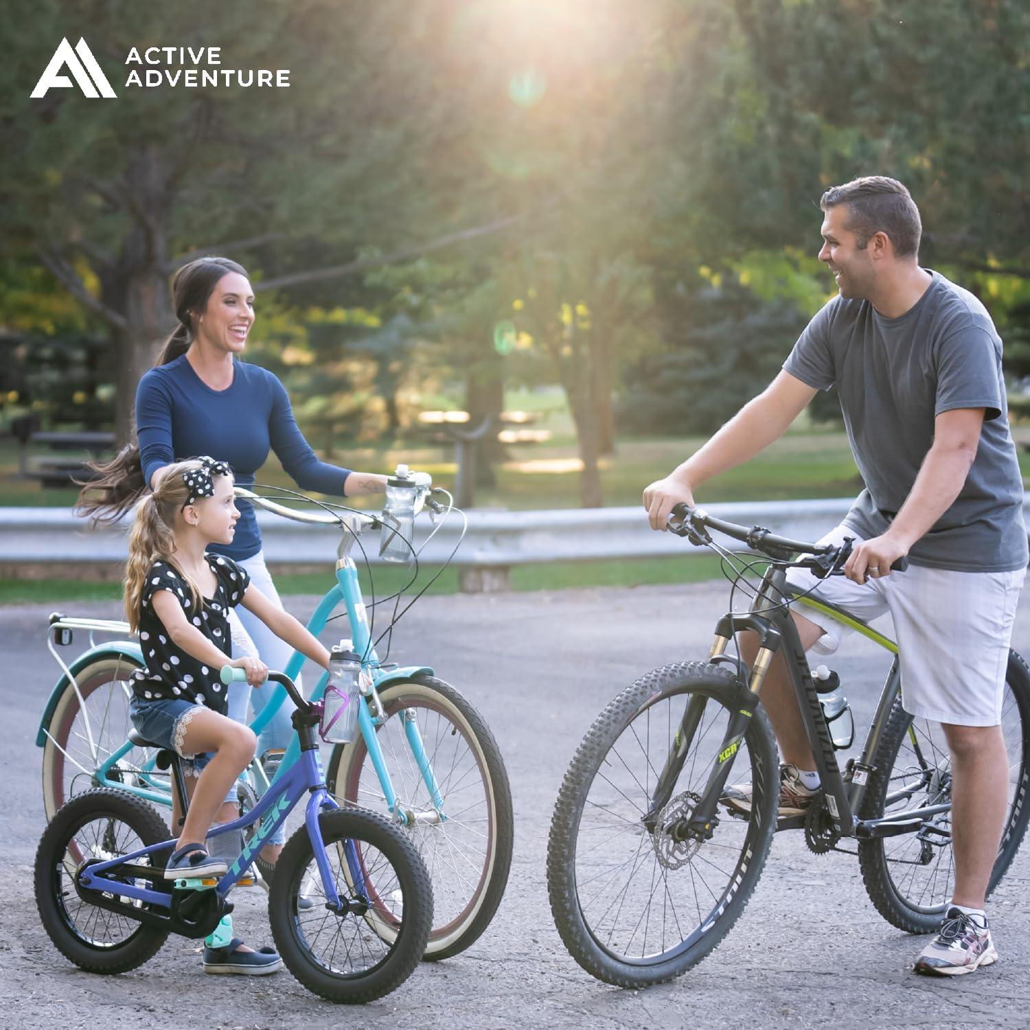 Soporte para Botella de Agua Active Adventure 3 en 1 Negro