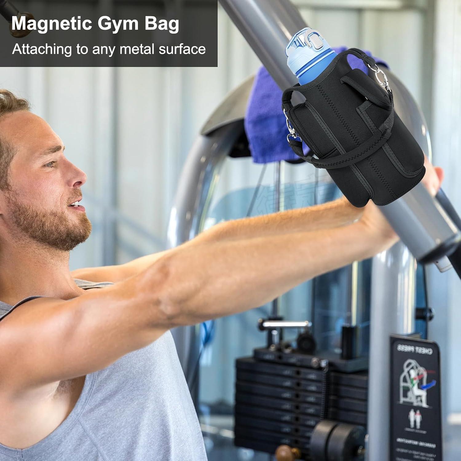 Bolsa de Gimnasio Magnética Panmout con Botella 800 ml
